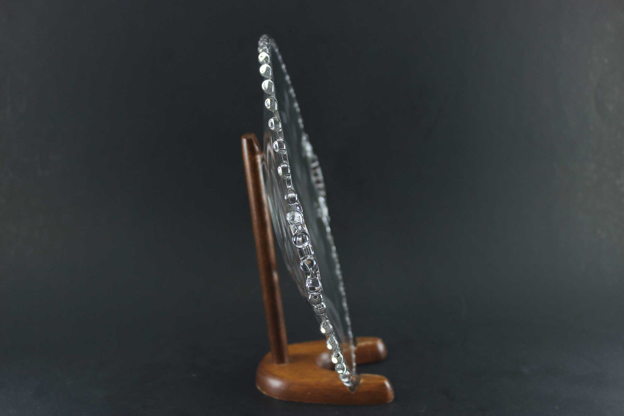 Hughes Candlewick Corn Flower Relish Dish