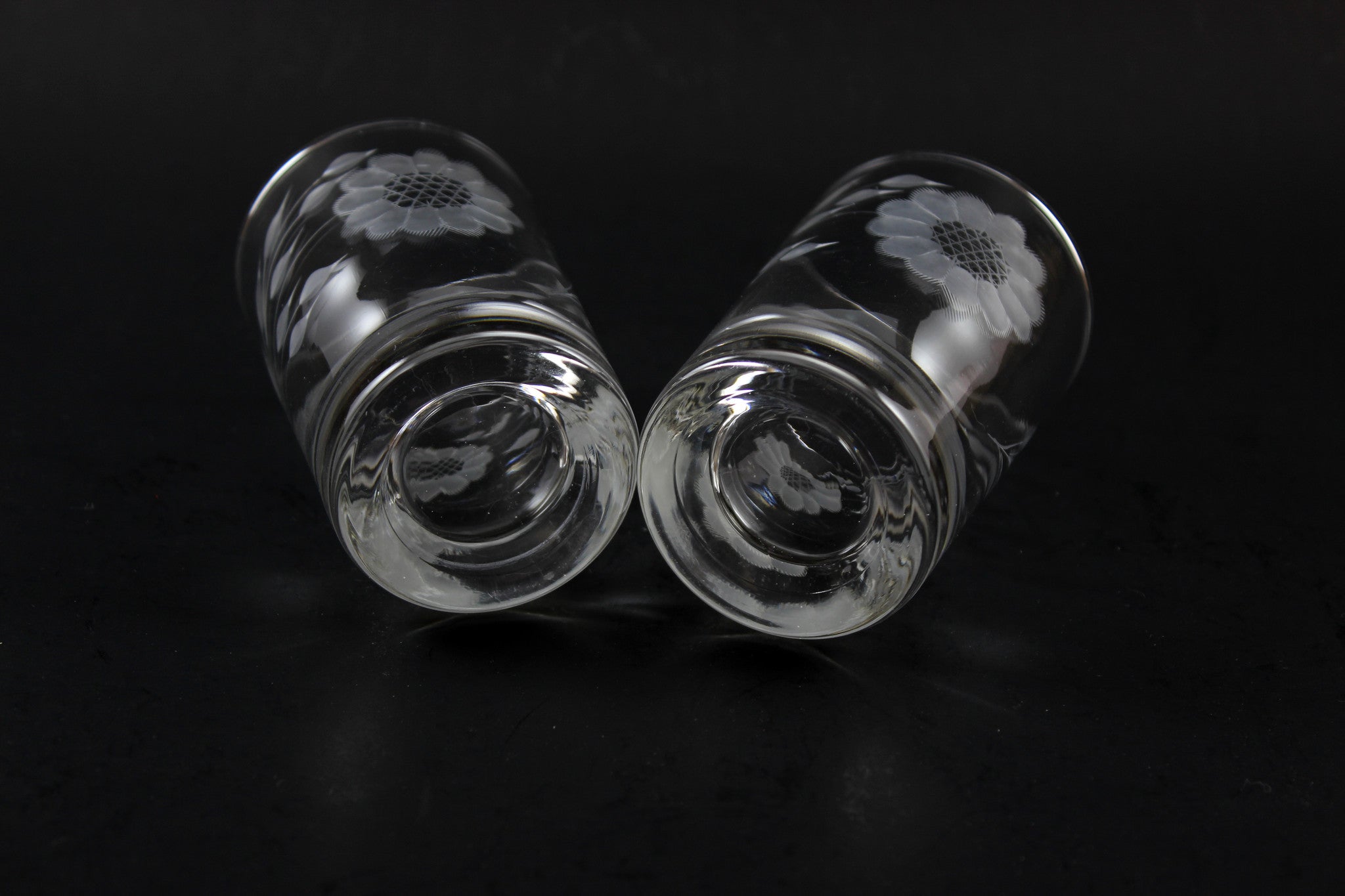 Hughes Cornflower Crystal Short Tumblers