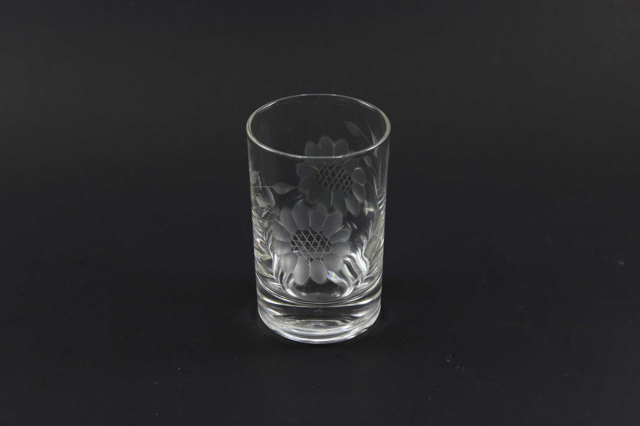 Hughes Cornflower Crystal Short Tumblers