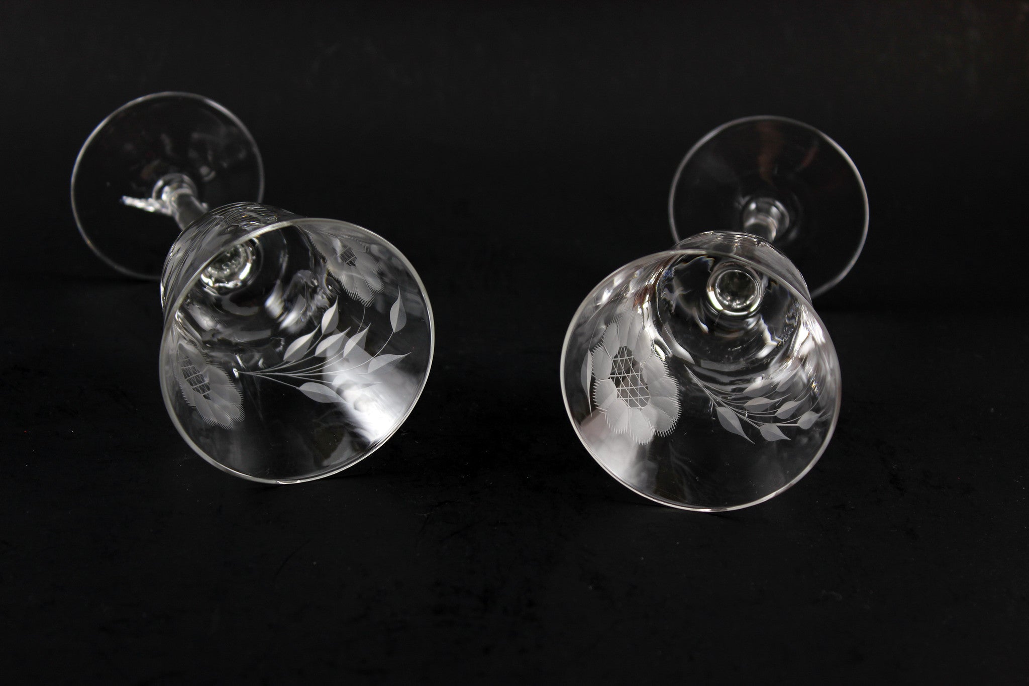 Hughes Cornflower Crystal Cordials