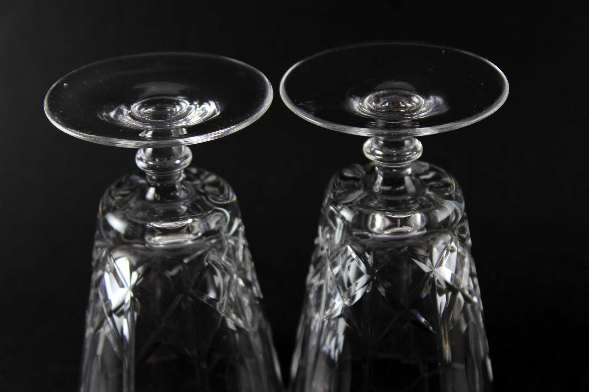 Cross and Olive Aperitif Glasses
