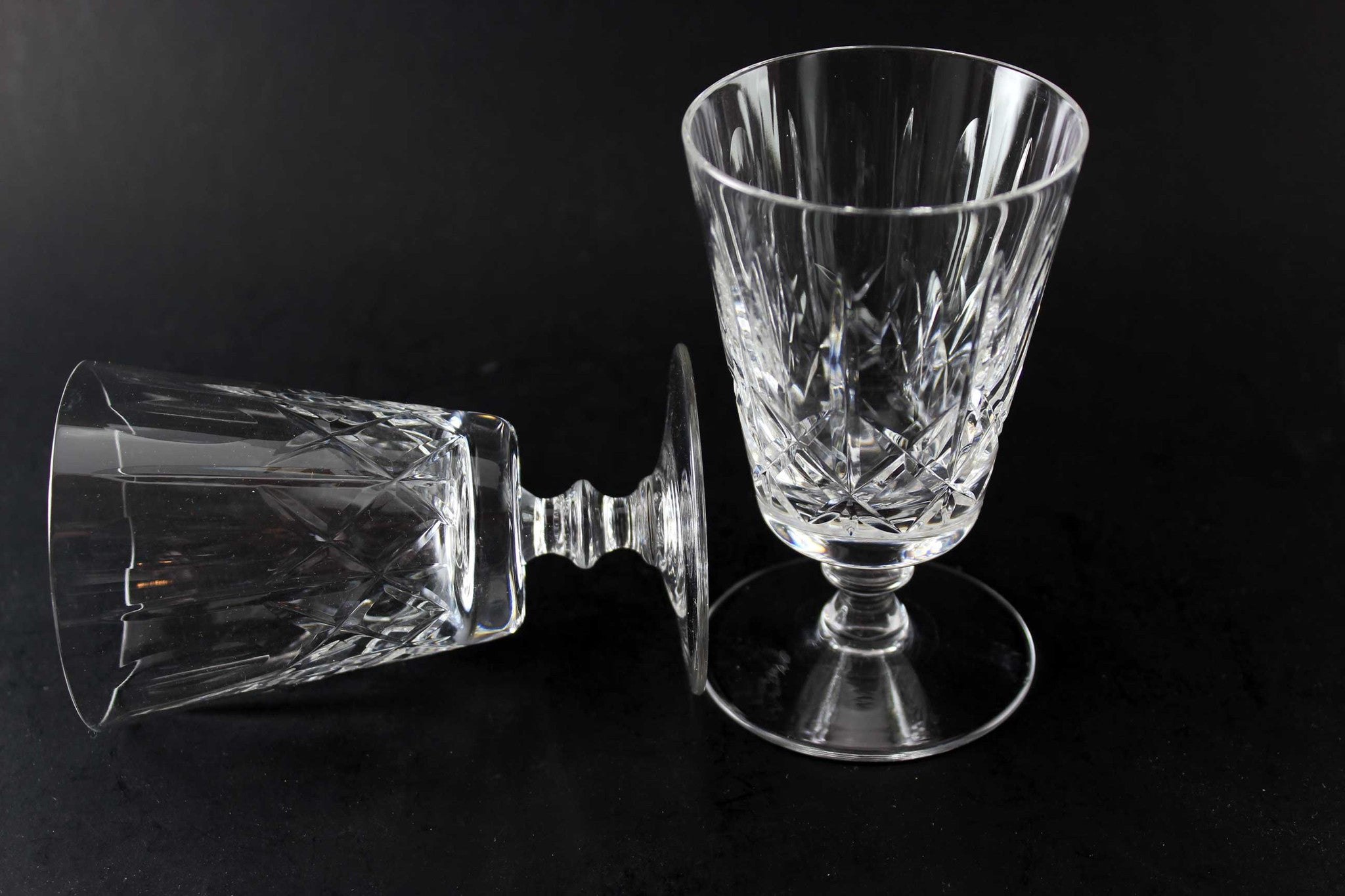 Cross and Olive Aperitif Glasses