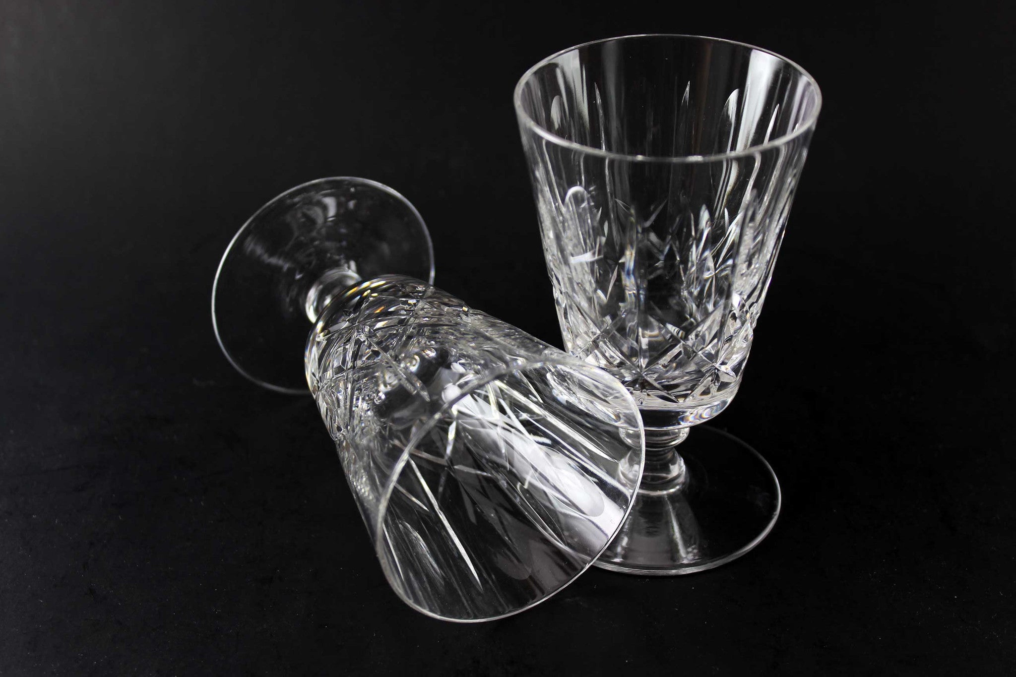 Cross and Olive Aperitif Glasses