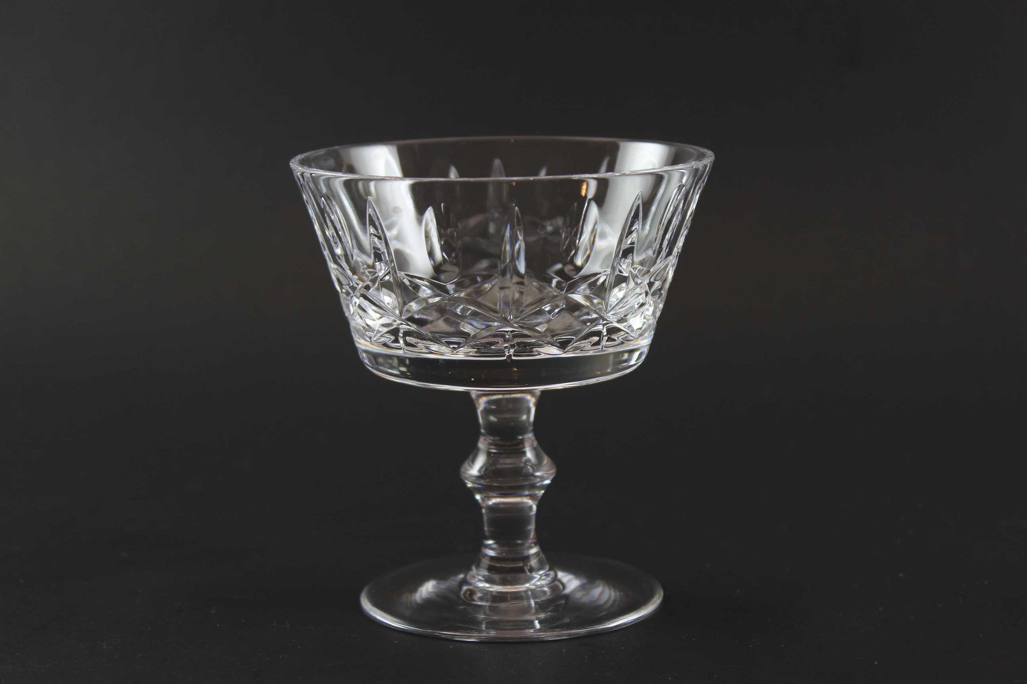 Cross and Olive Crystal, Dessert/Sorbet Dish (4)