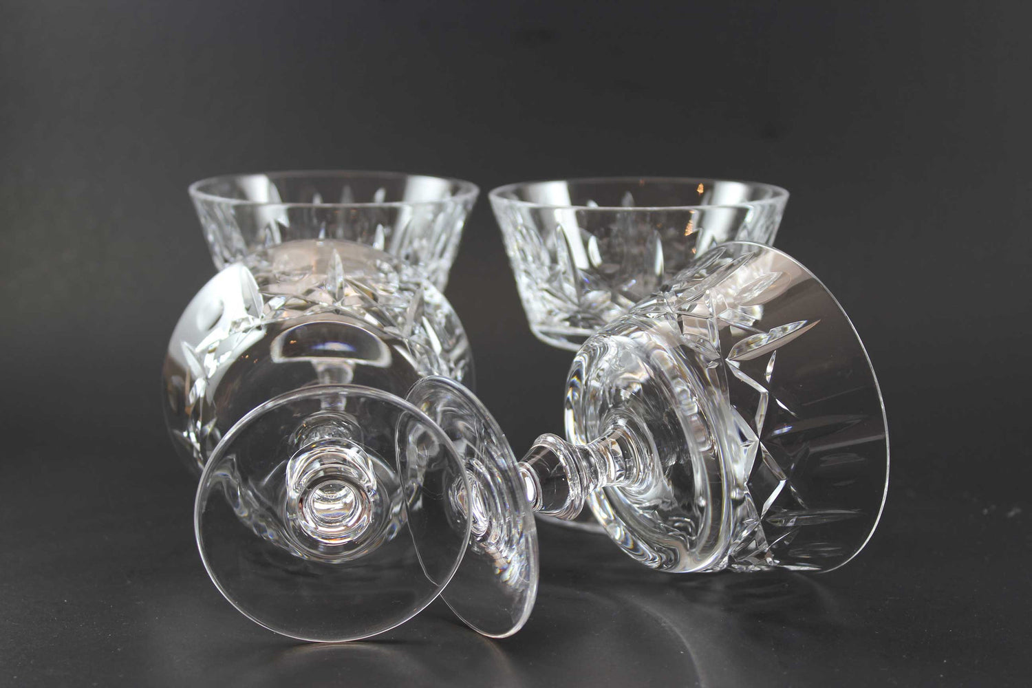 Cross and Olive Crystal, Dessert/Sorbet Dish (4)