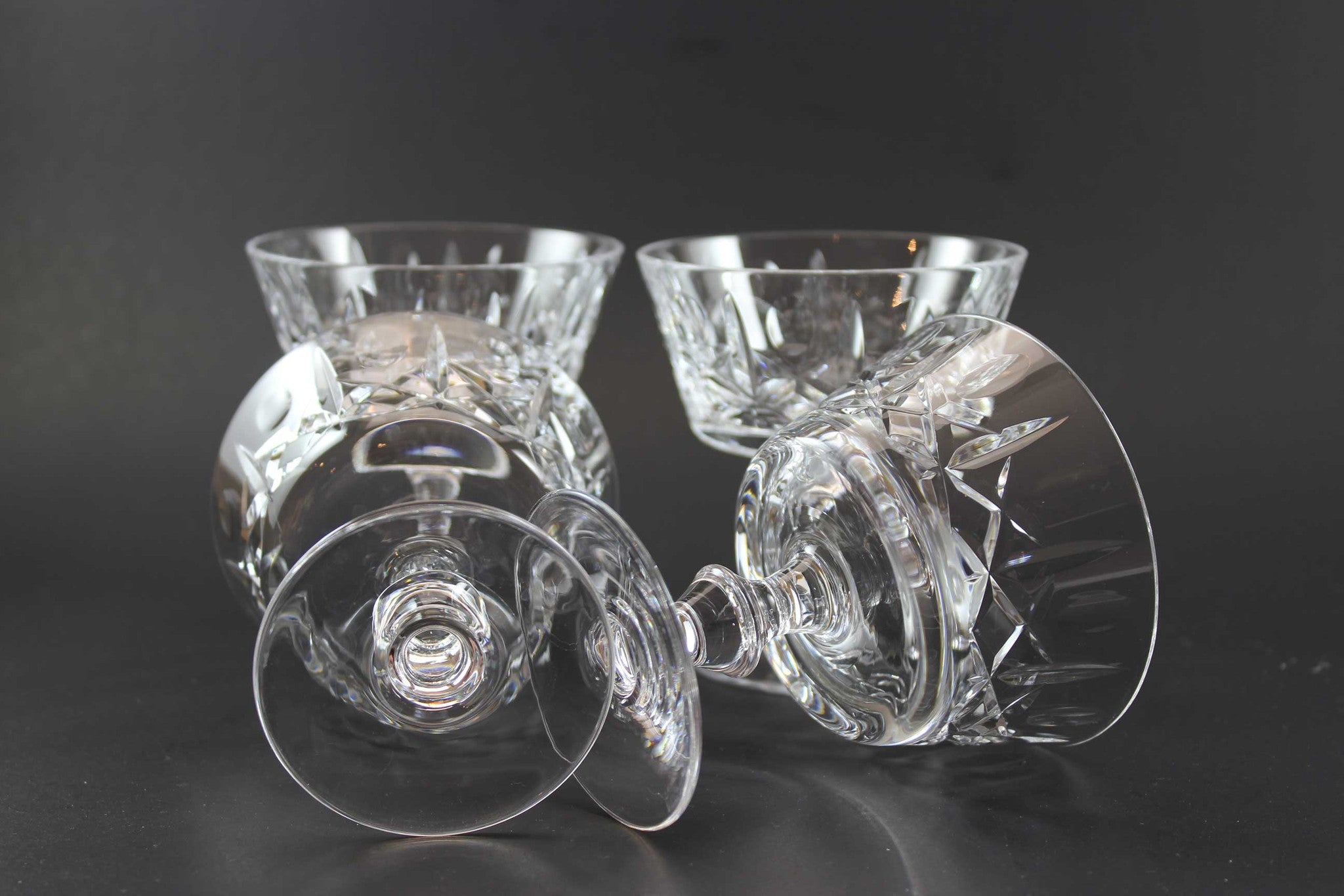 Cross and Olive Crystal, Dessert/Sorbet Dish (4)