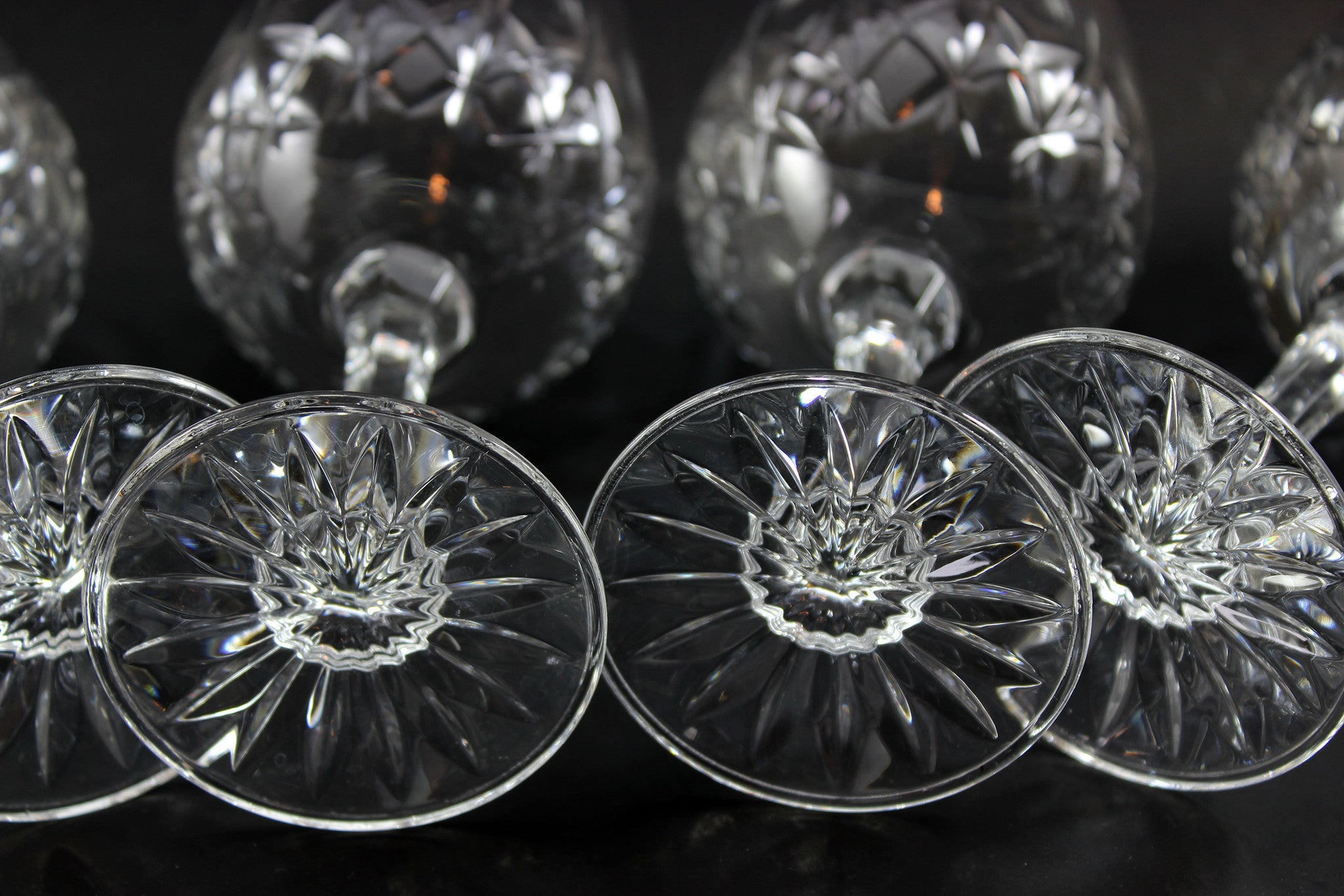 Cross and Olive Red Wine Glasses