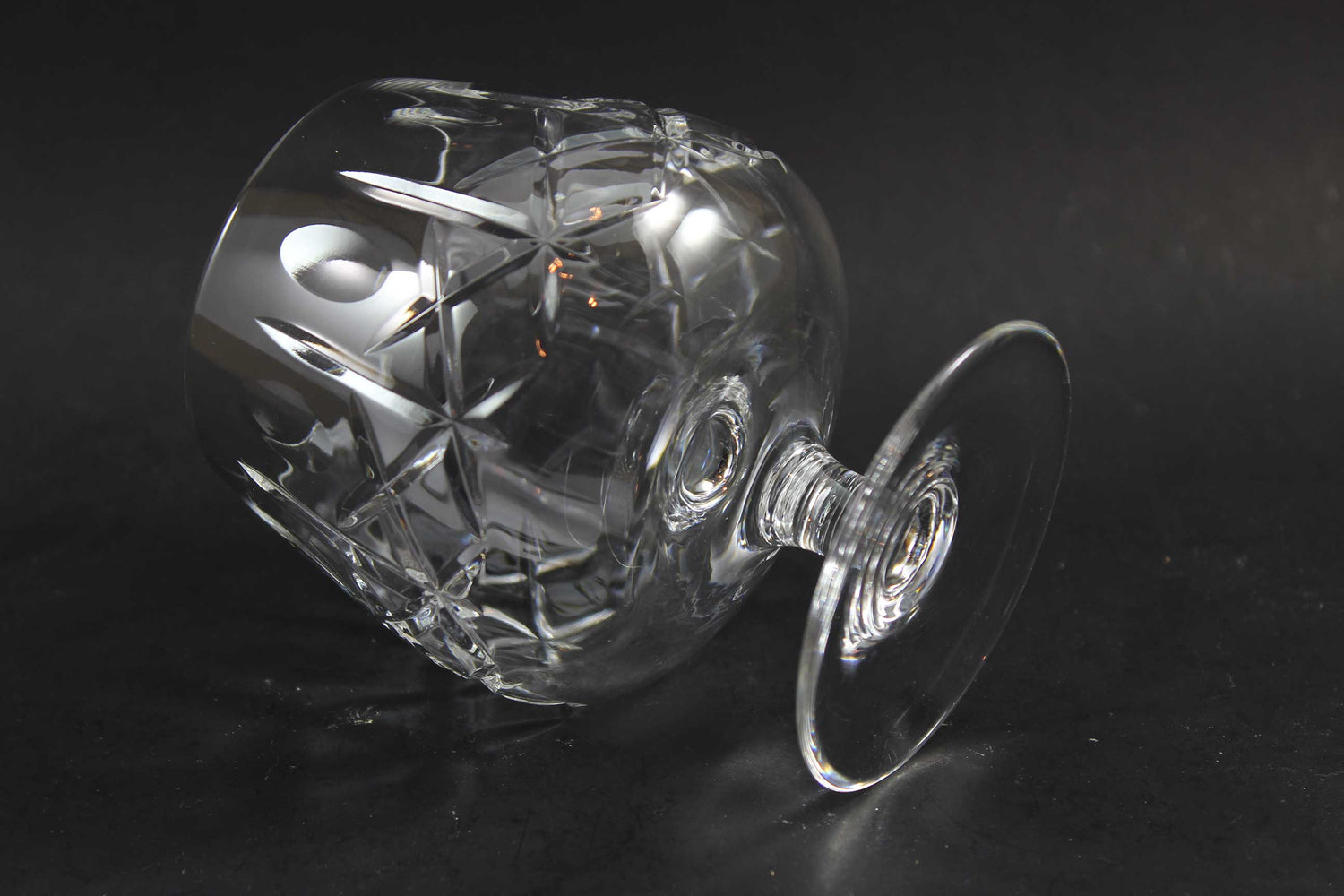 Cross and Olive Crystal, Brandy Snifters