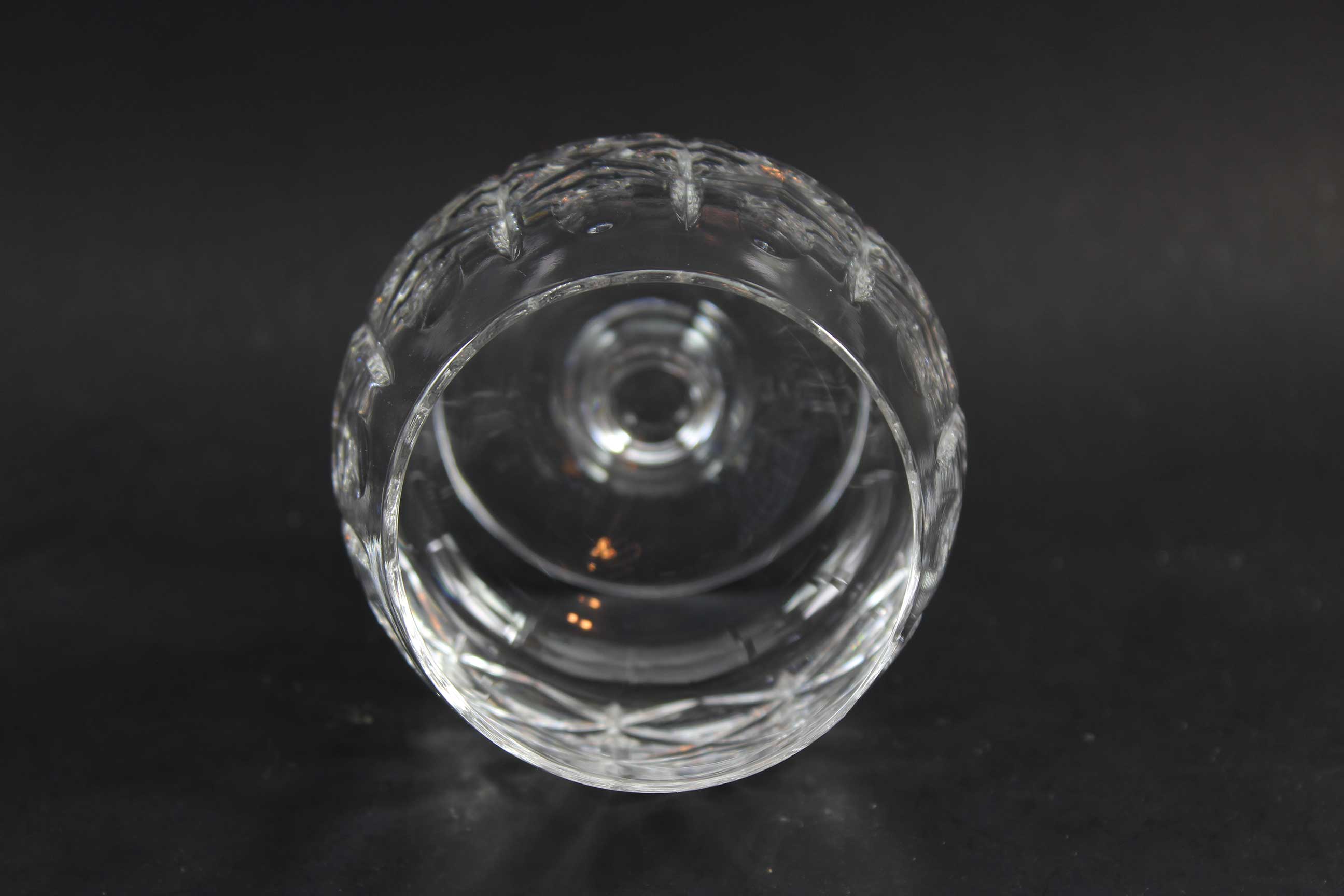 Cross and Olive Crystal, Brandy Snifters