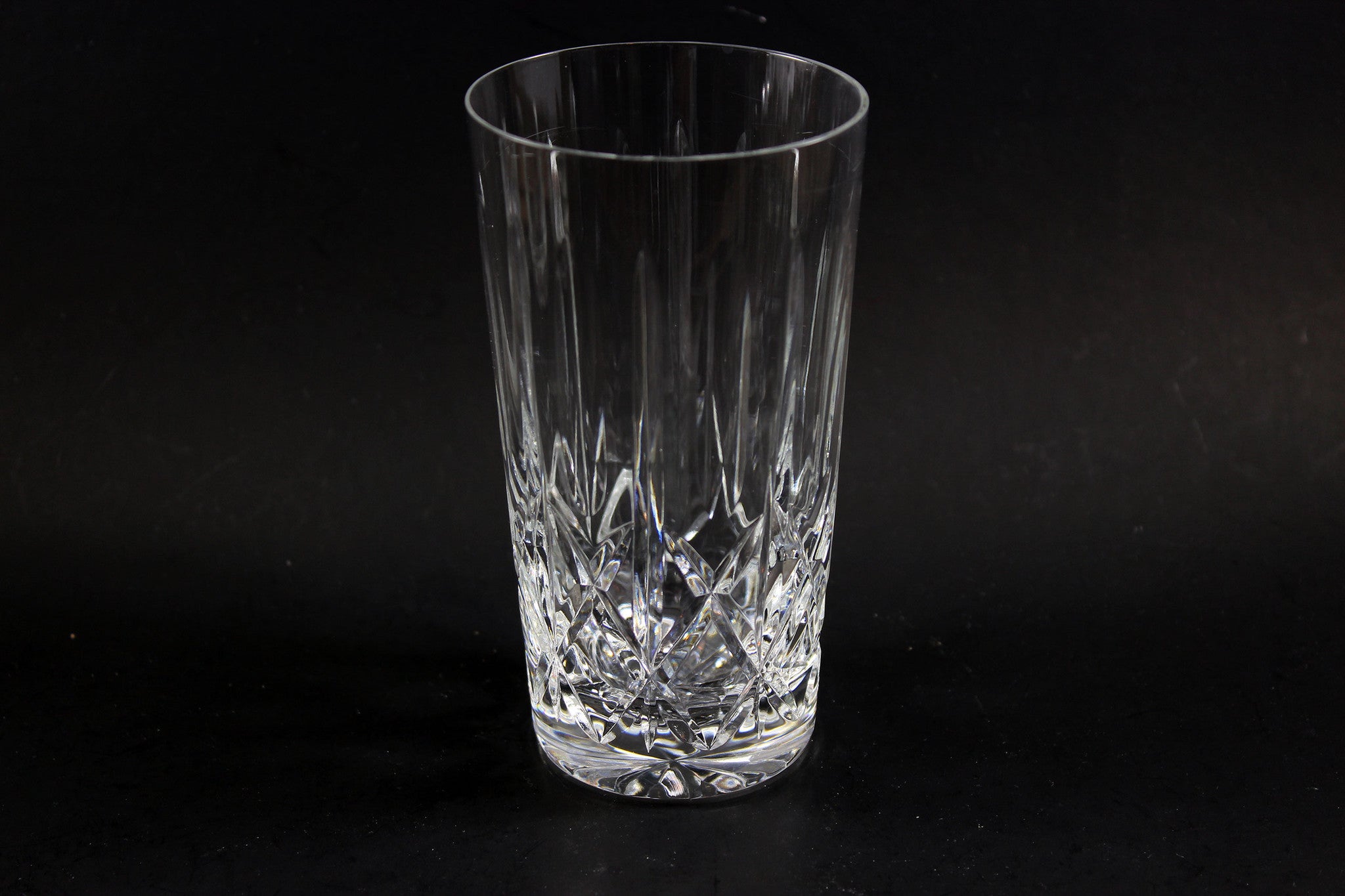 Cross and Olive Crystal High Ball Glasses