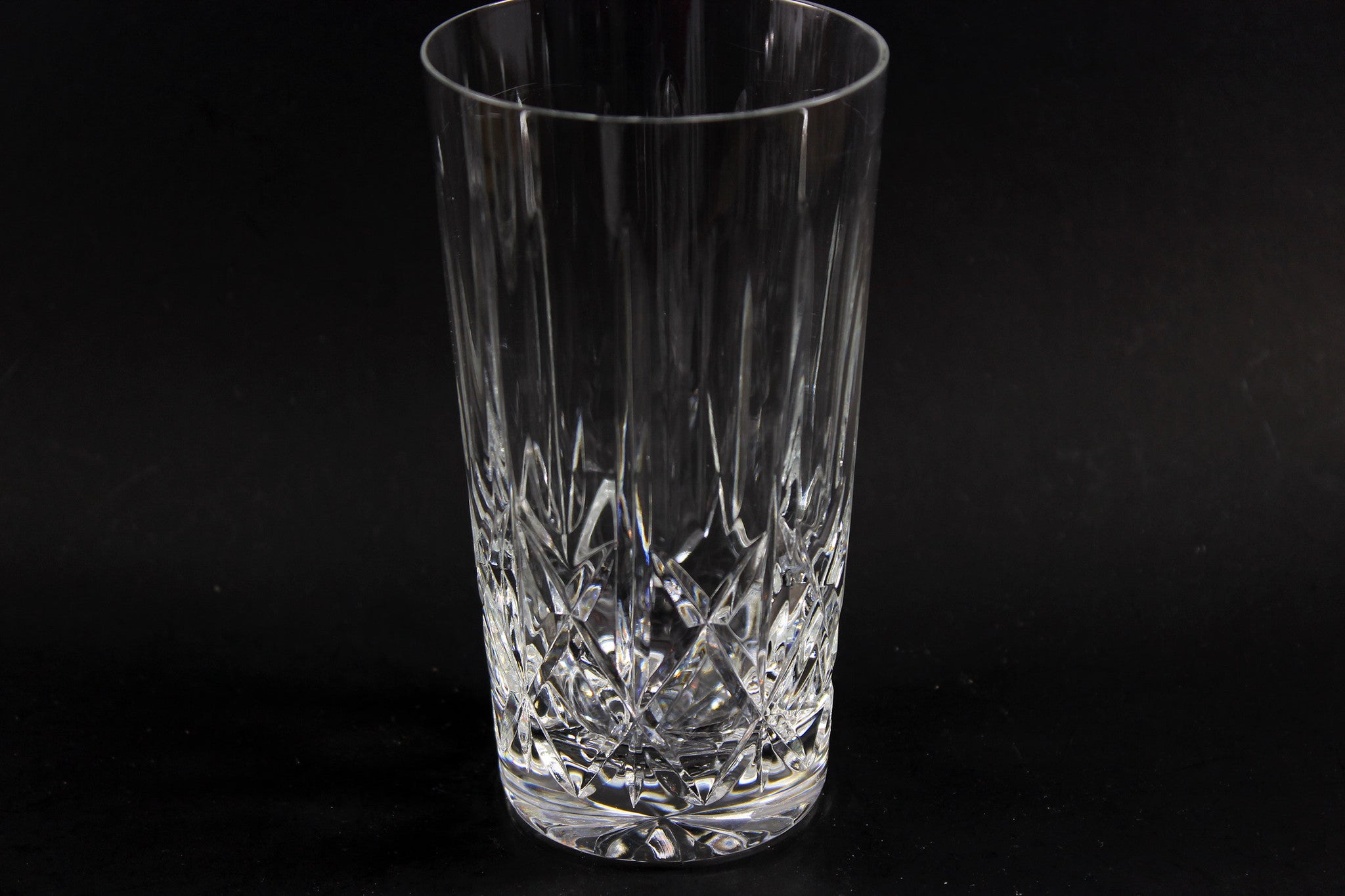 Cross and Olive Crystal High Ball Glasses