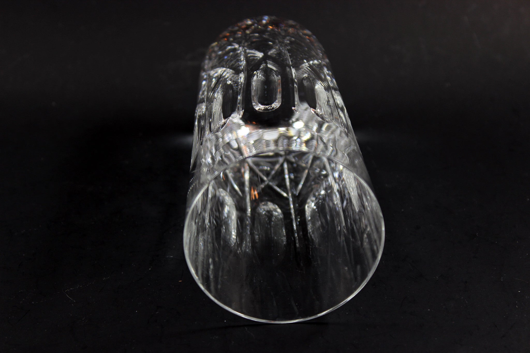 Cross and Olive Crystal High Ball Glasses