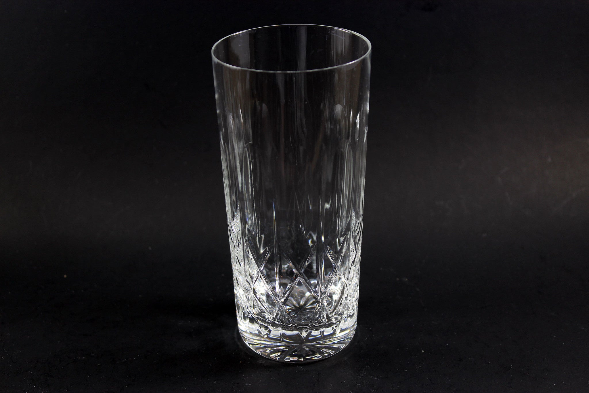 Cross and Olive Crystal High Ball Glasses