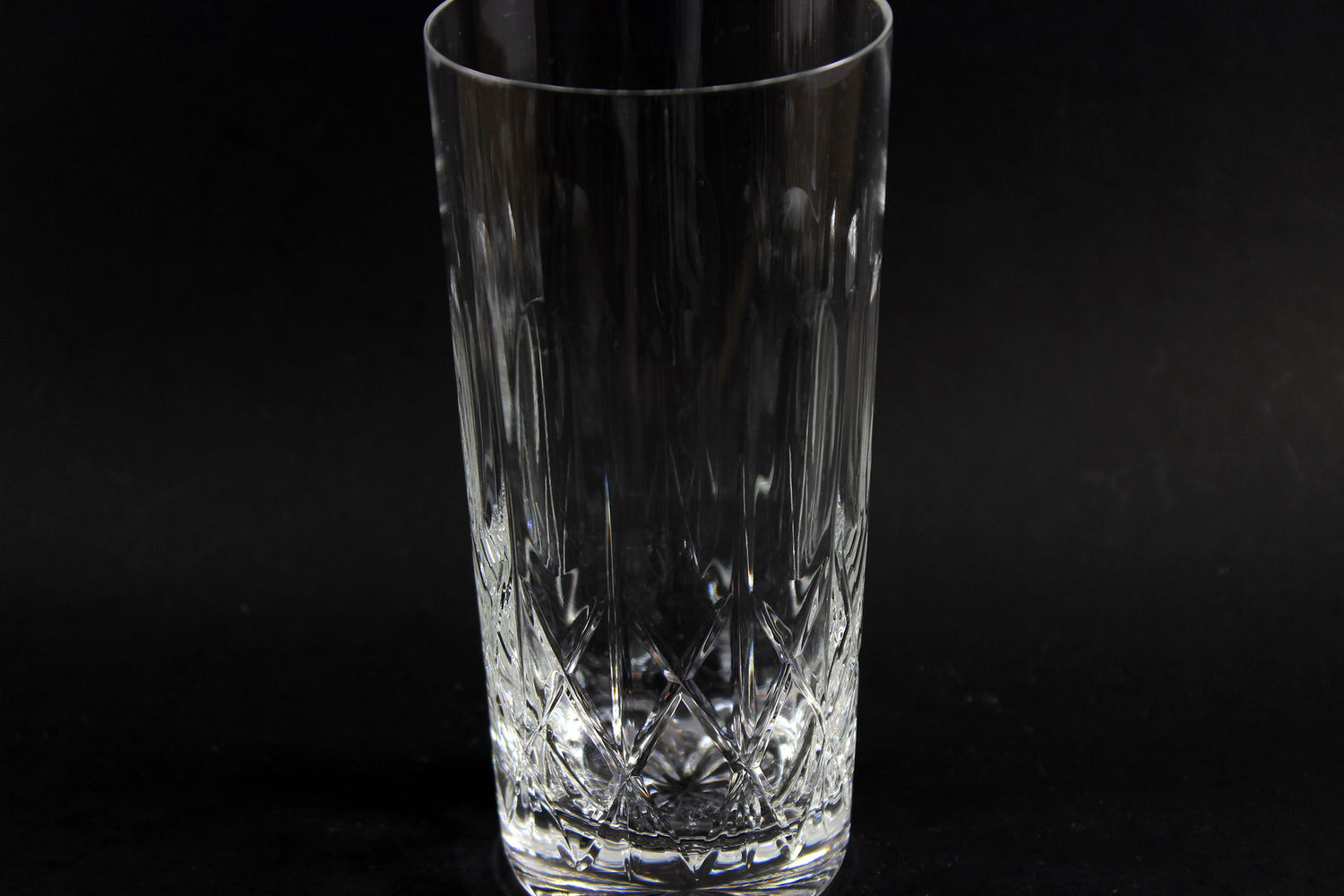 Cross and Olive Crystal High Ball Glasses