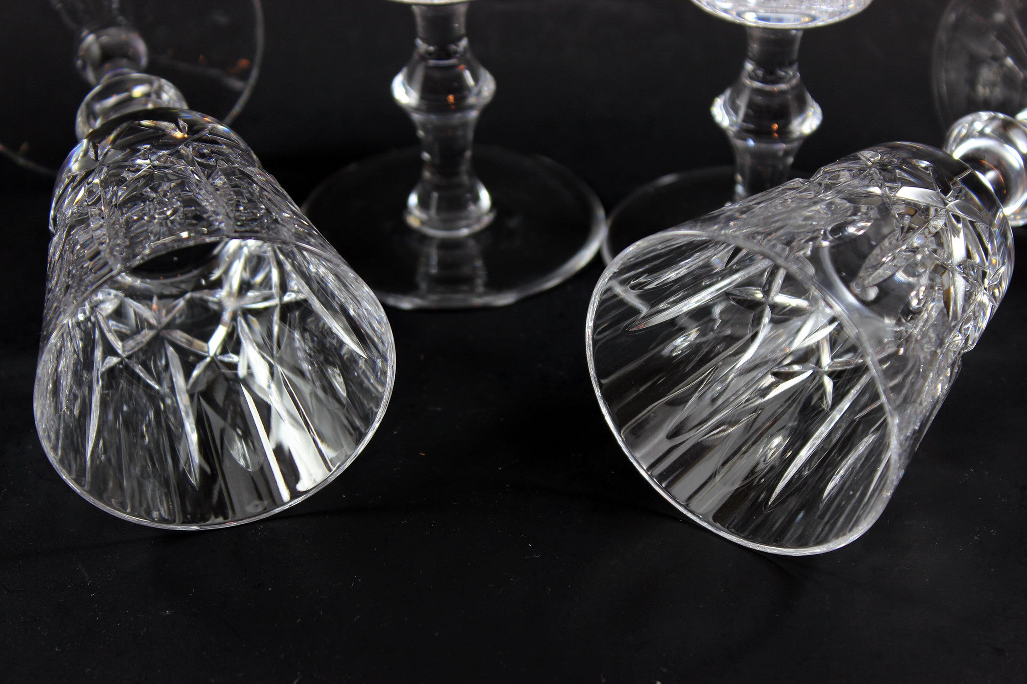 Cross and Olive White Wine Glasses