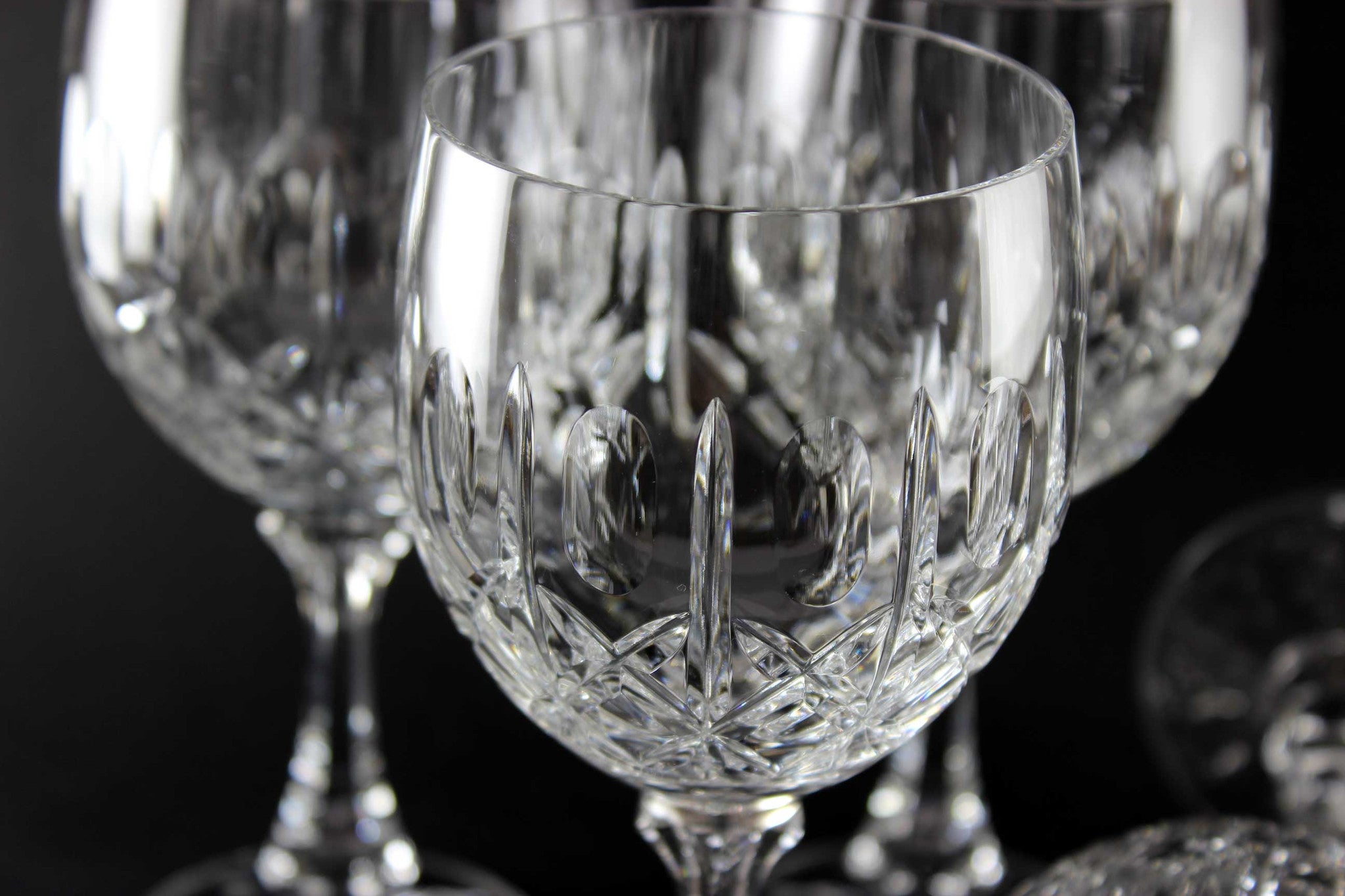 Cross and Olive Wine Glasses