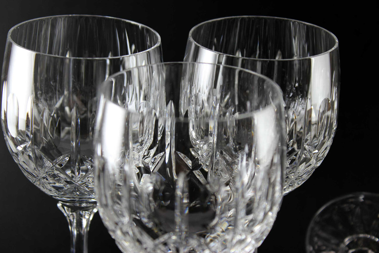 Cross and Olive Wine Glasses