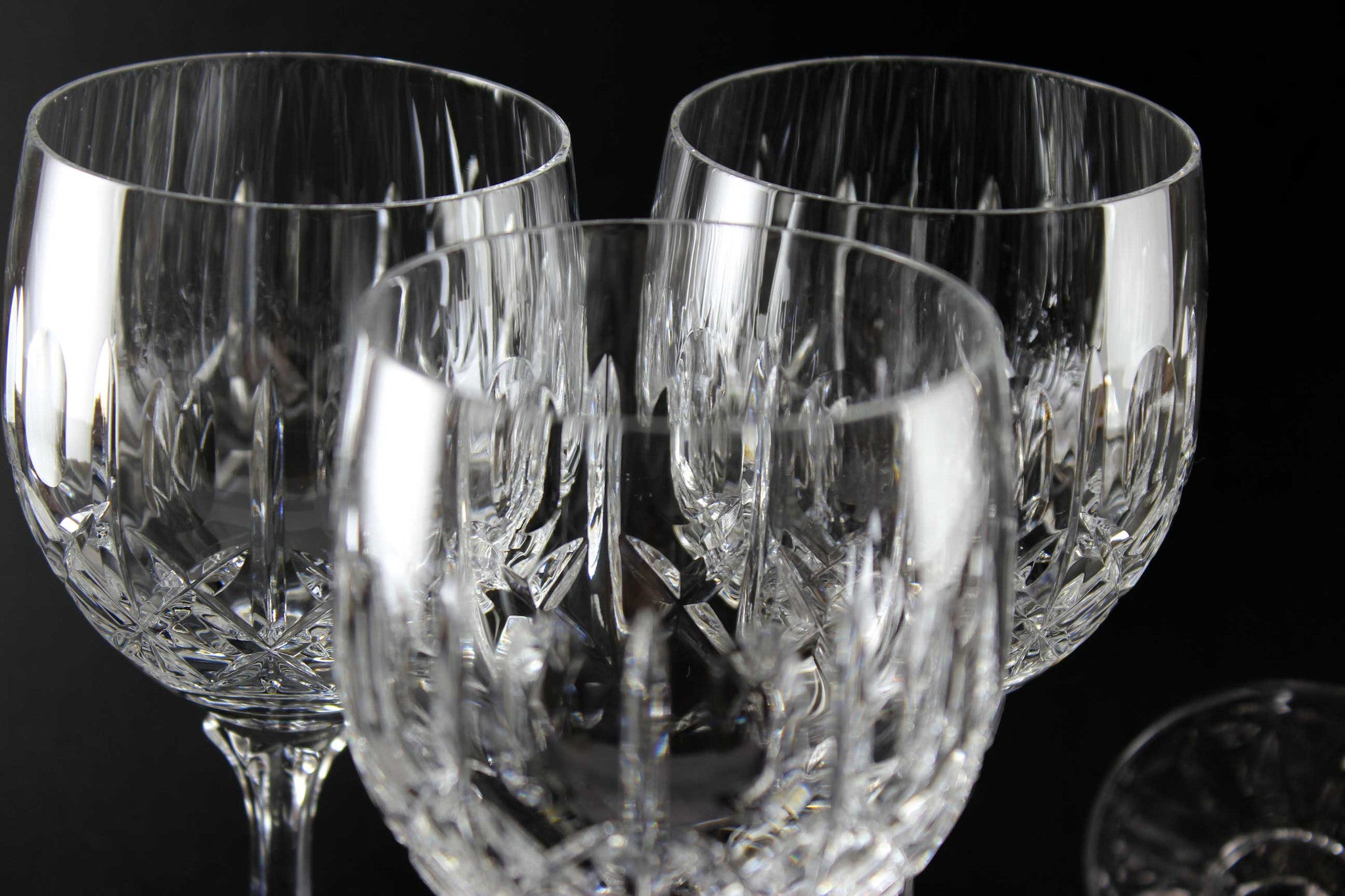Cross and Olive Wine Glasses