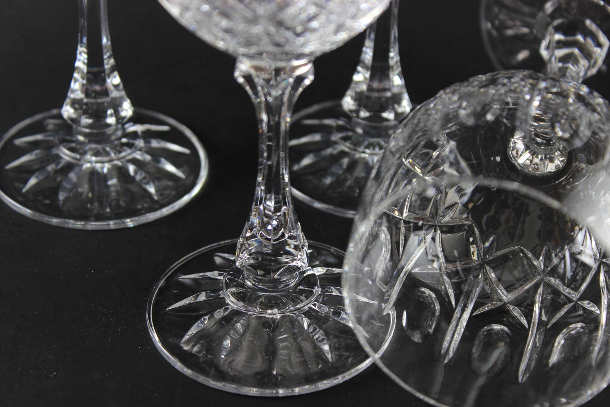 Cross and Olive Wine Glasses