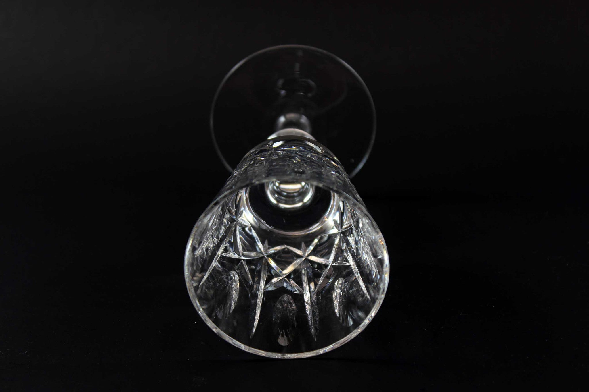 Cross and Olive Crystal White Wine Glasses (4)