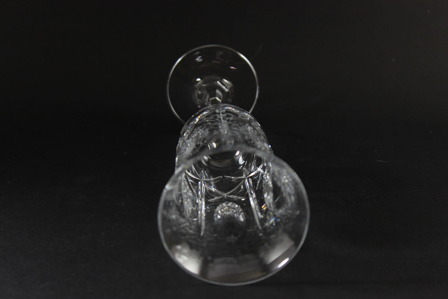 Cross and Olive Crystal Champagne Flute