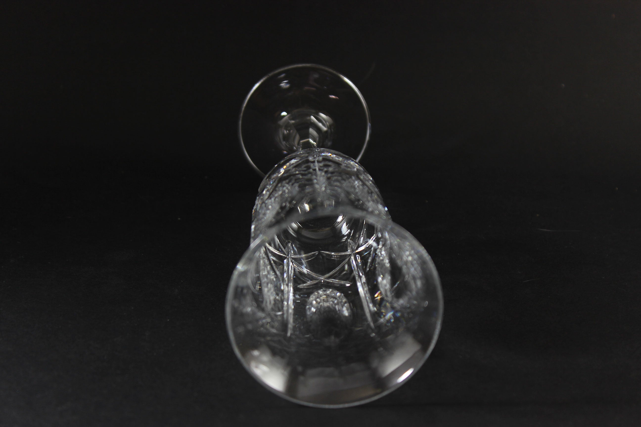 Cross and Olive Crystal Champagne Flute