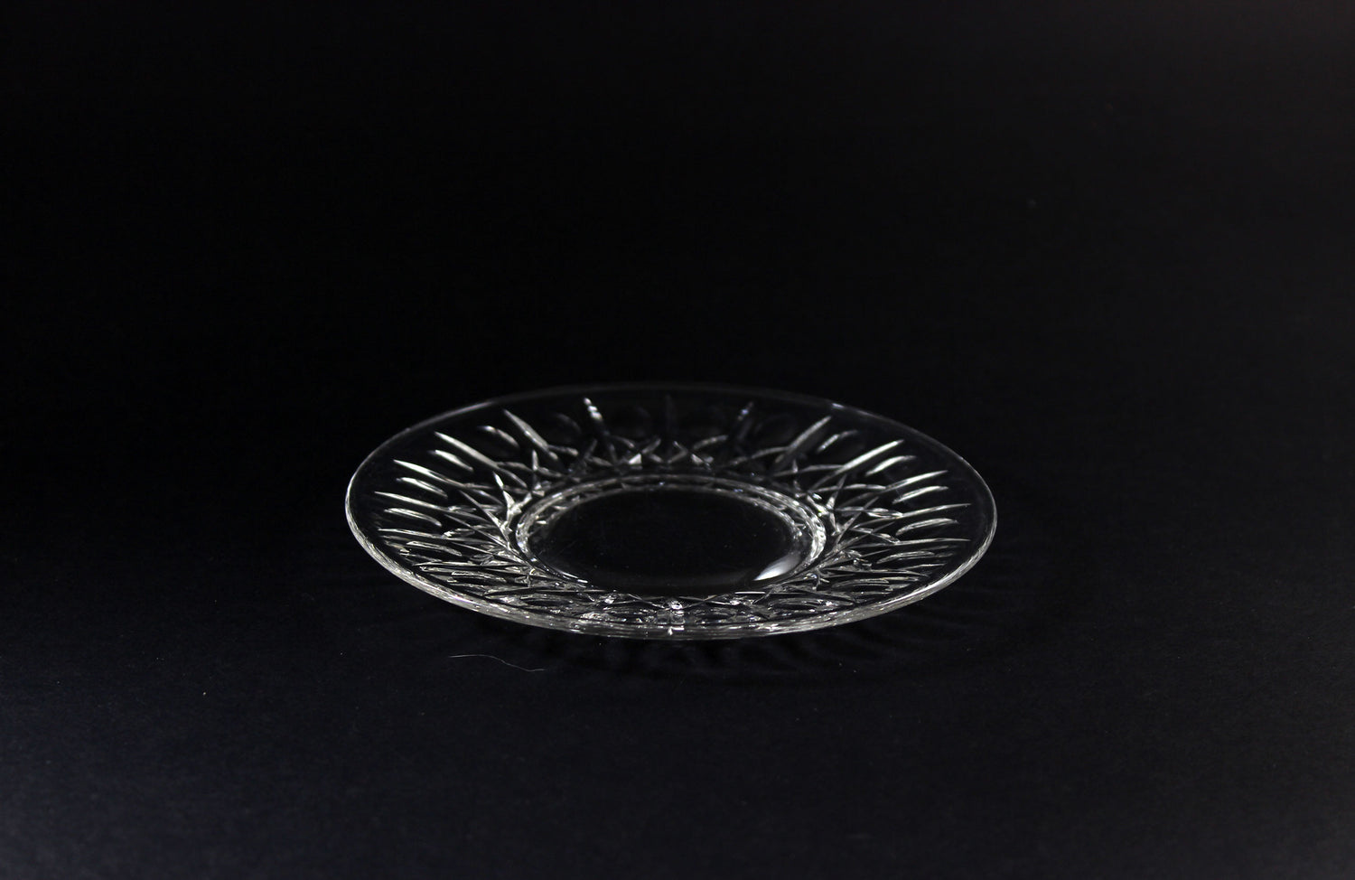 Cross and Olive Crystal, Dessert Plates