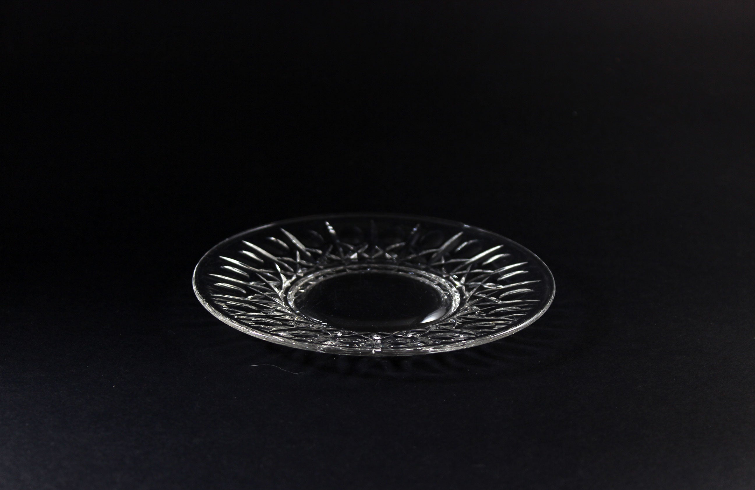 Cross and Olive Crystal, Dessert Plates