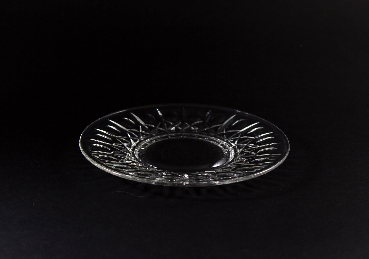 Cross and Olive Crystal, Dessert Plates