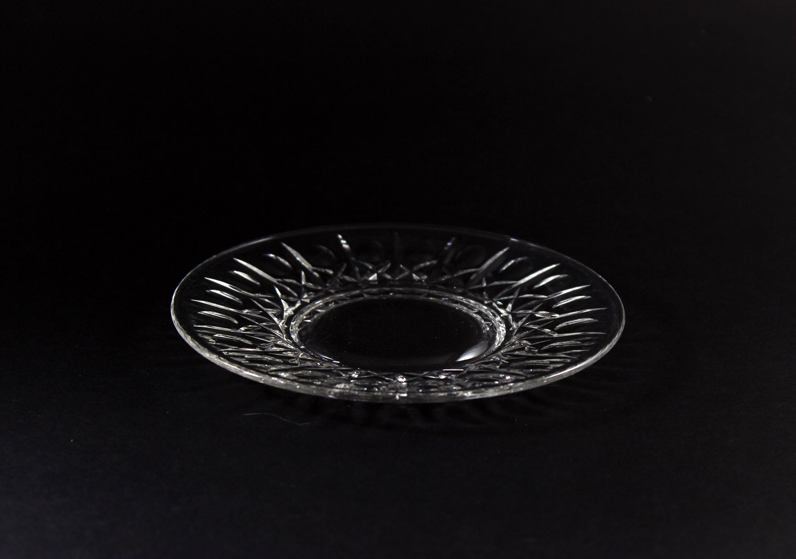 Cross and Olive Crystal, Dessert Plates