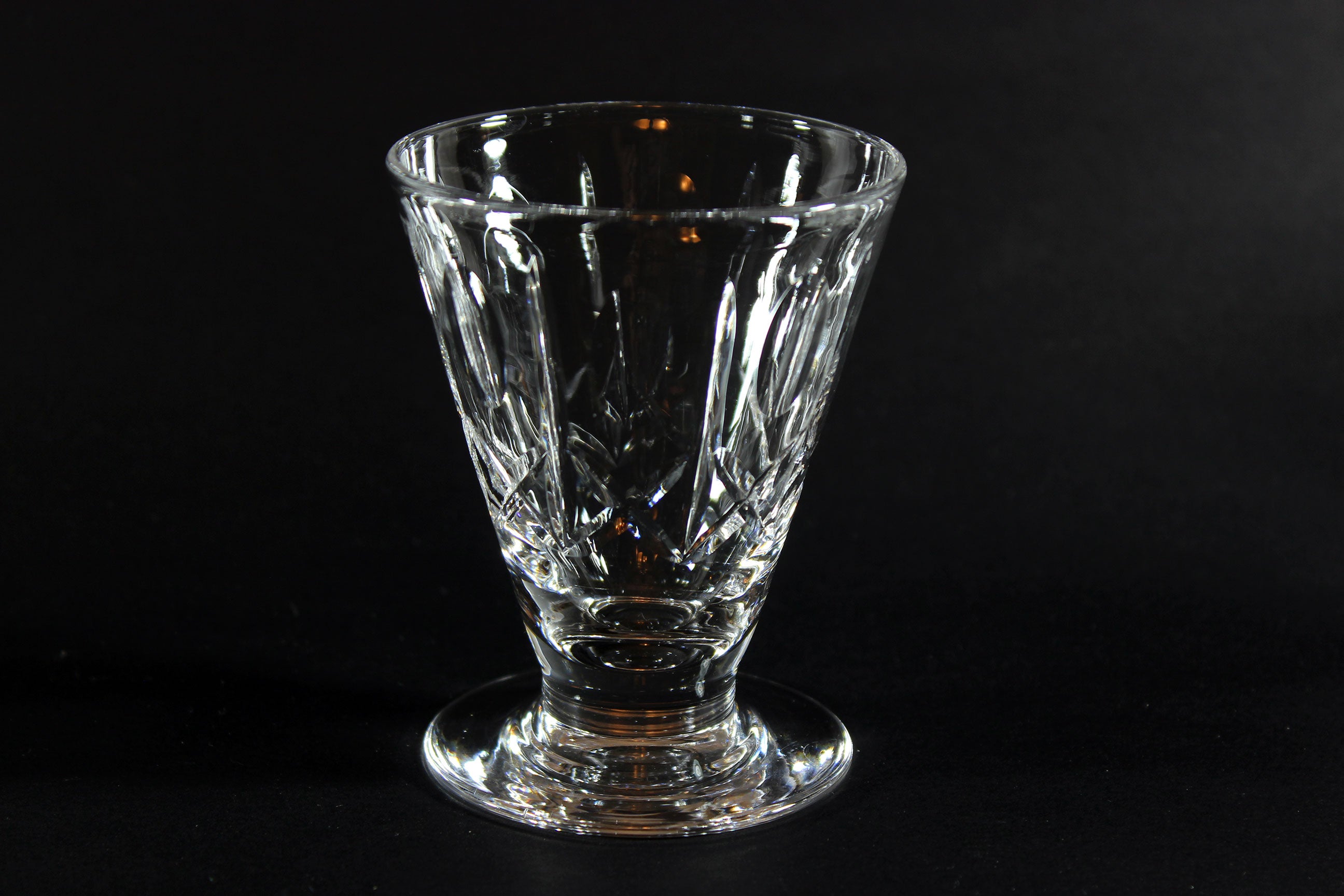 Cross and Olive Footed Juice Glass