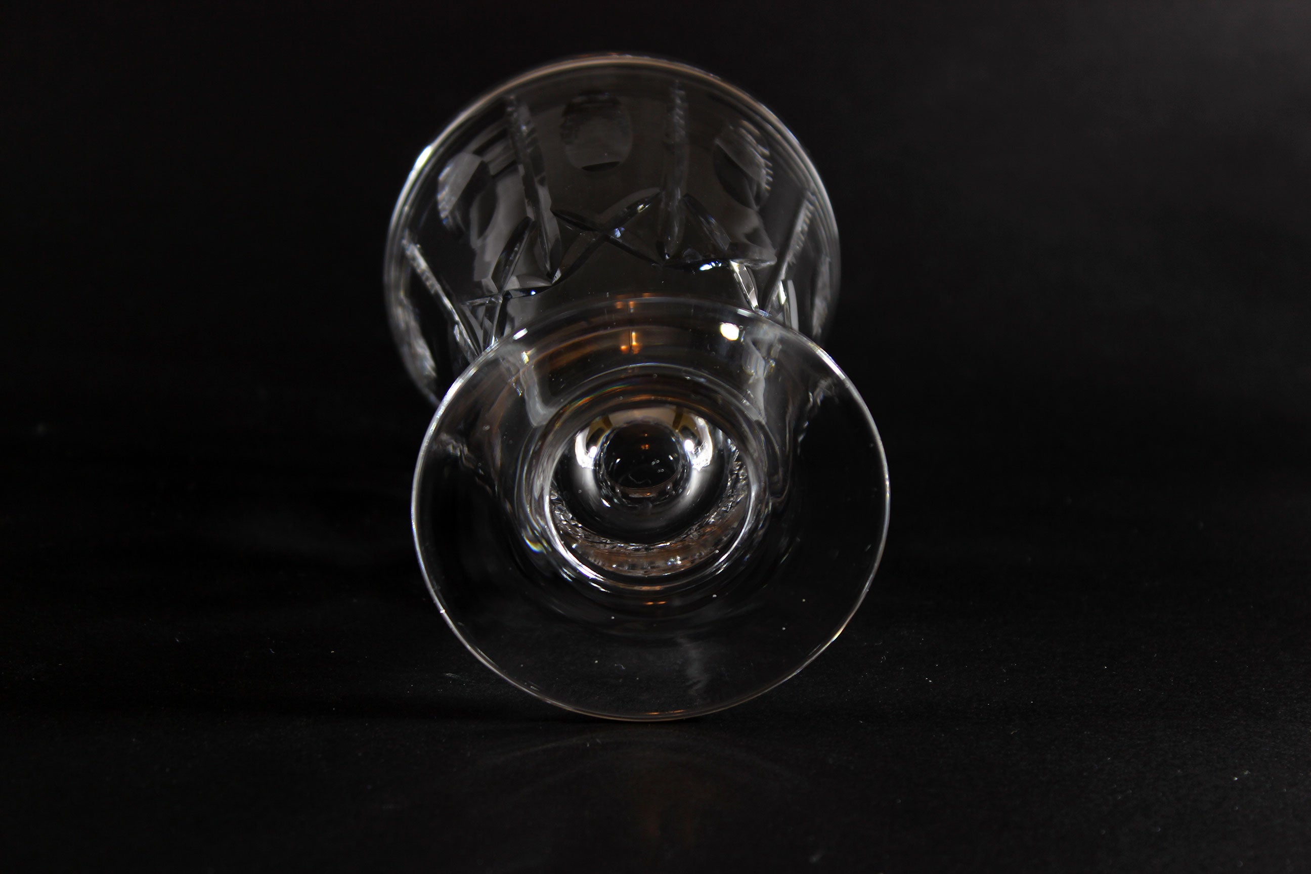 Cross and Olive Footed Juice Glass