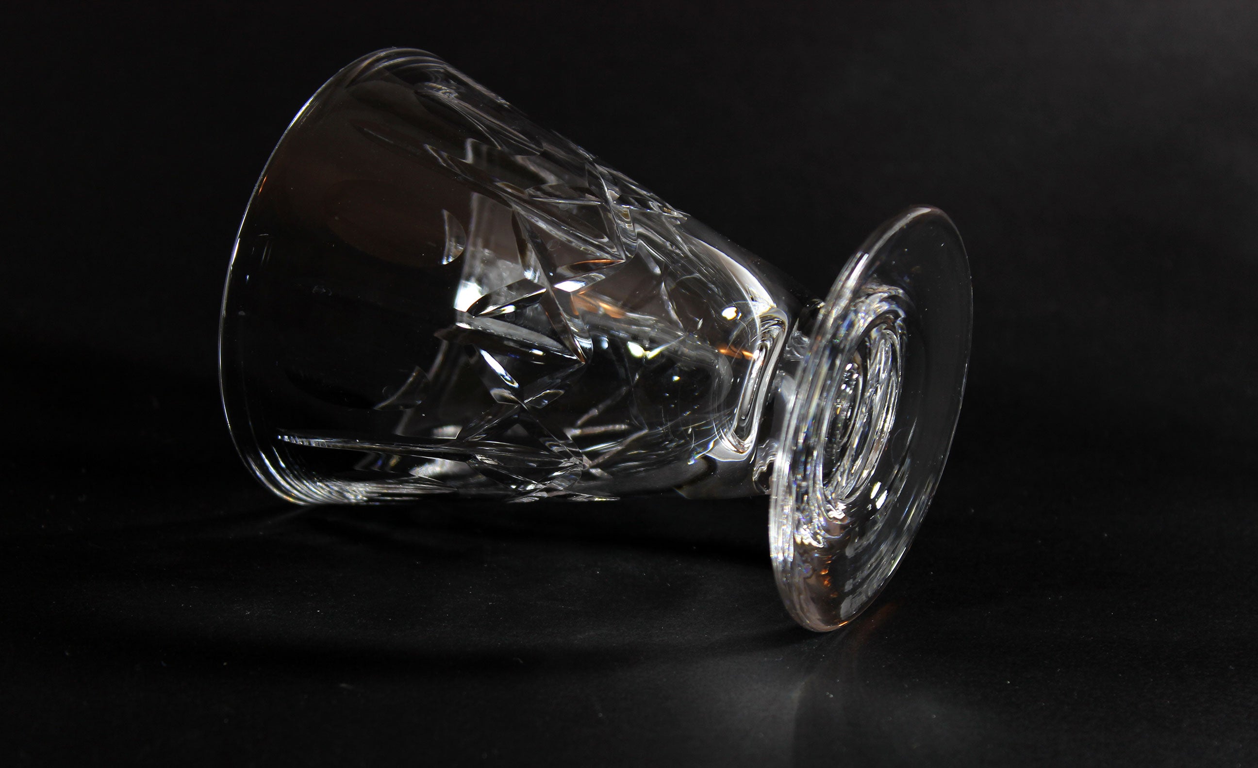 Cross and Olive Footed Juice Glass