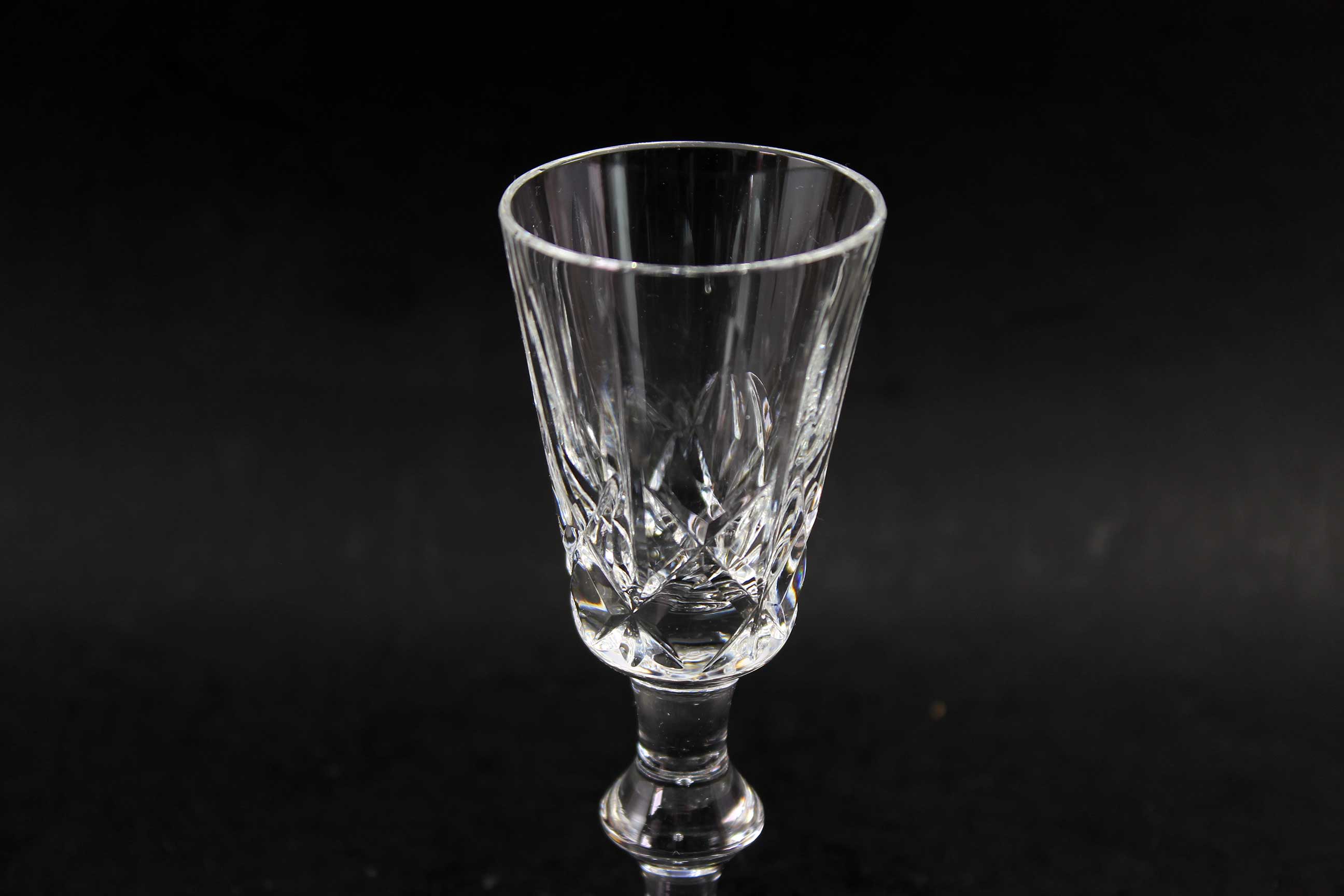 Cross and Olive Tall Liqueur Glasses