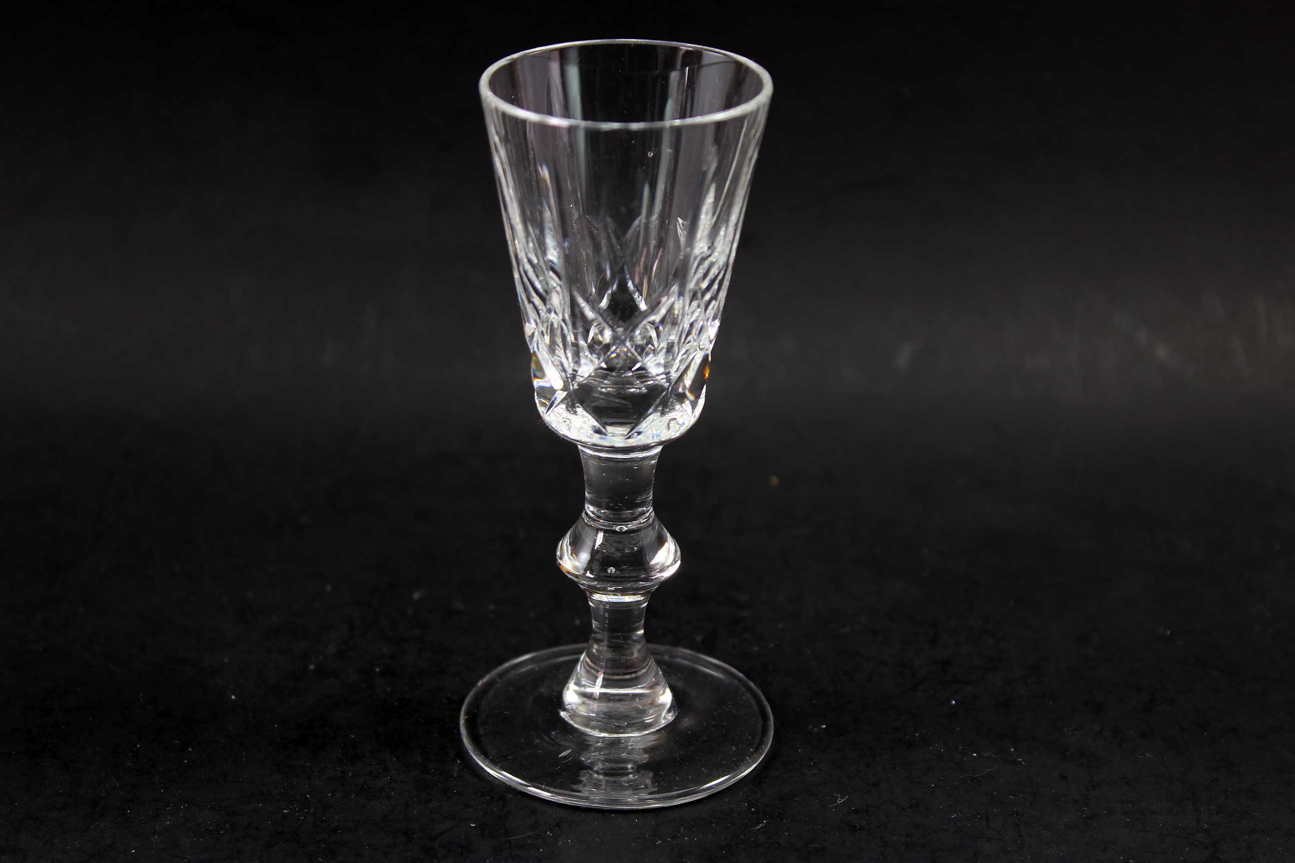 Cross and Olive Tall Liqueur Glasses