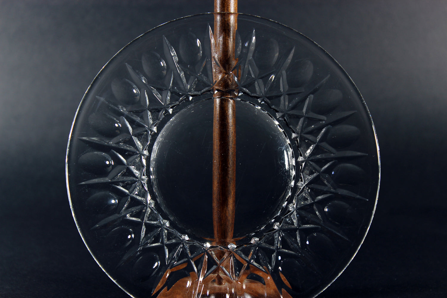 Cross and Olive Crystal, Dessert Plates