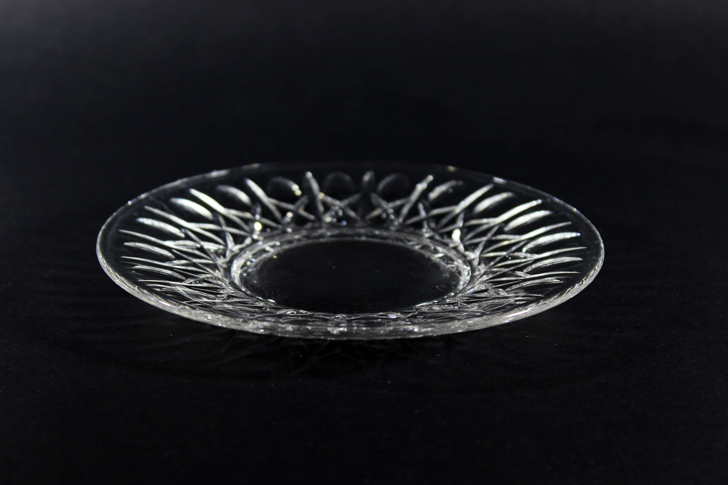 Cross and Olive Crystal, Dessert Plates