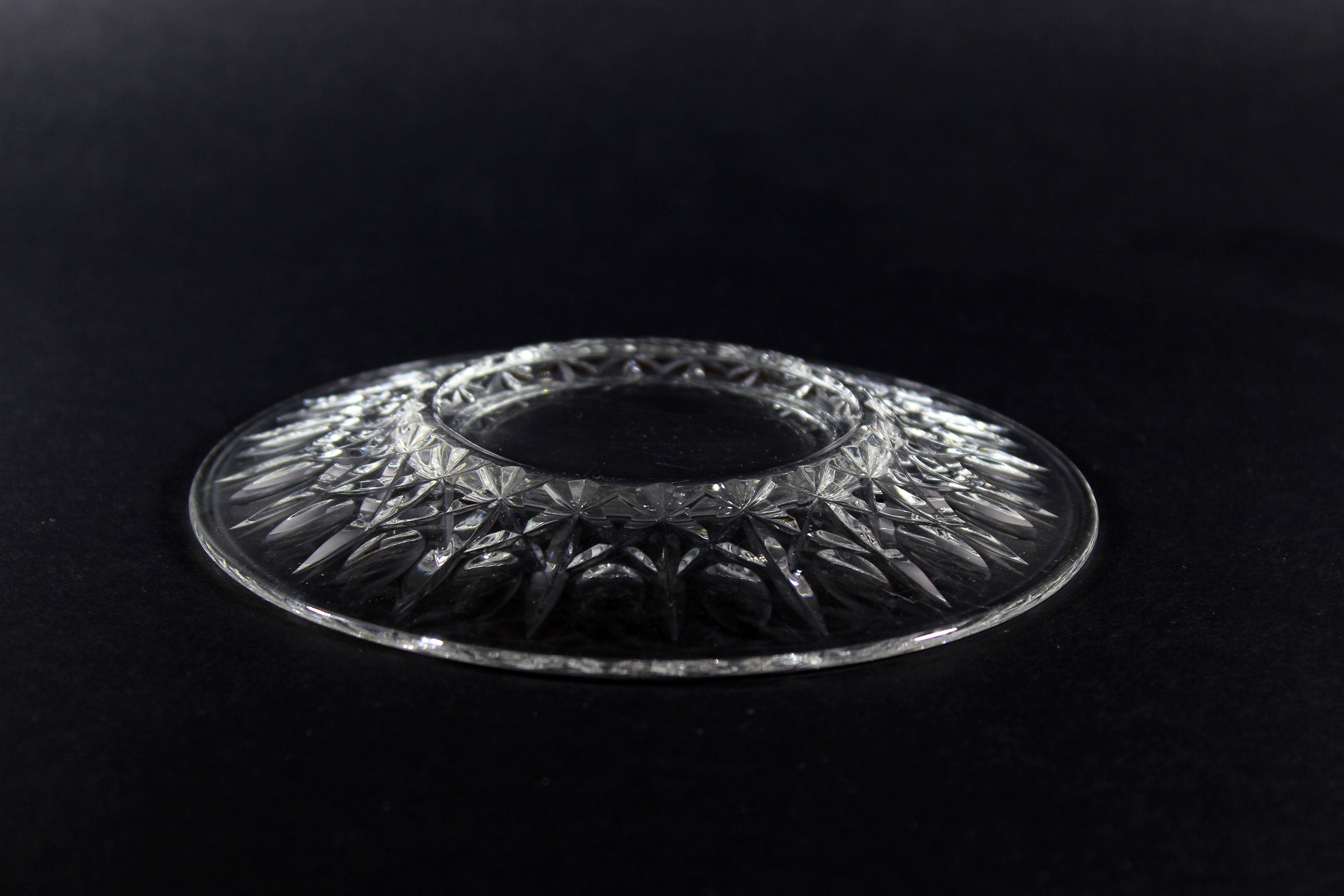 Cross and Olive Crystal, Dessert Plates