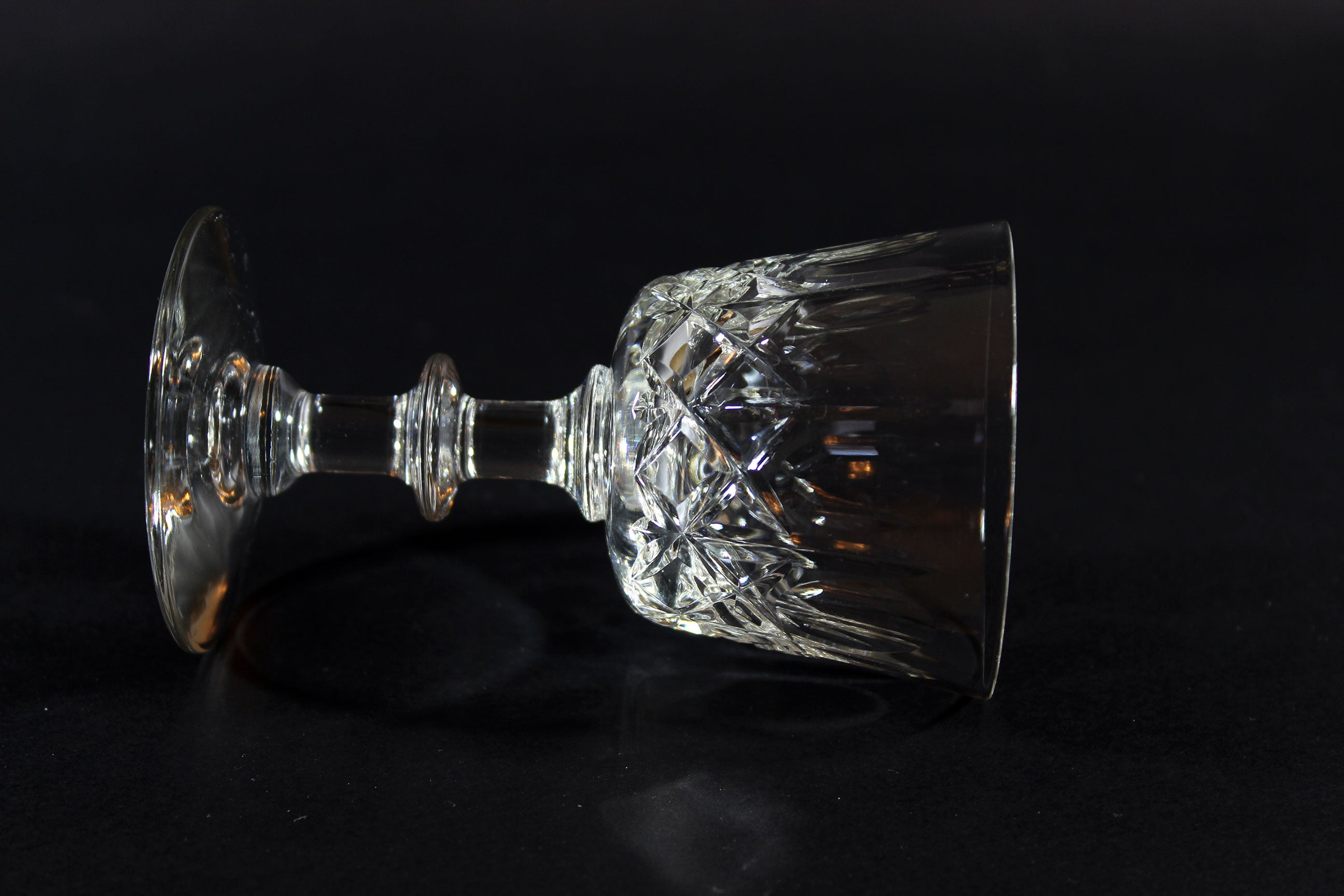 Cross and Olive Port Glass