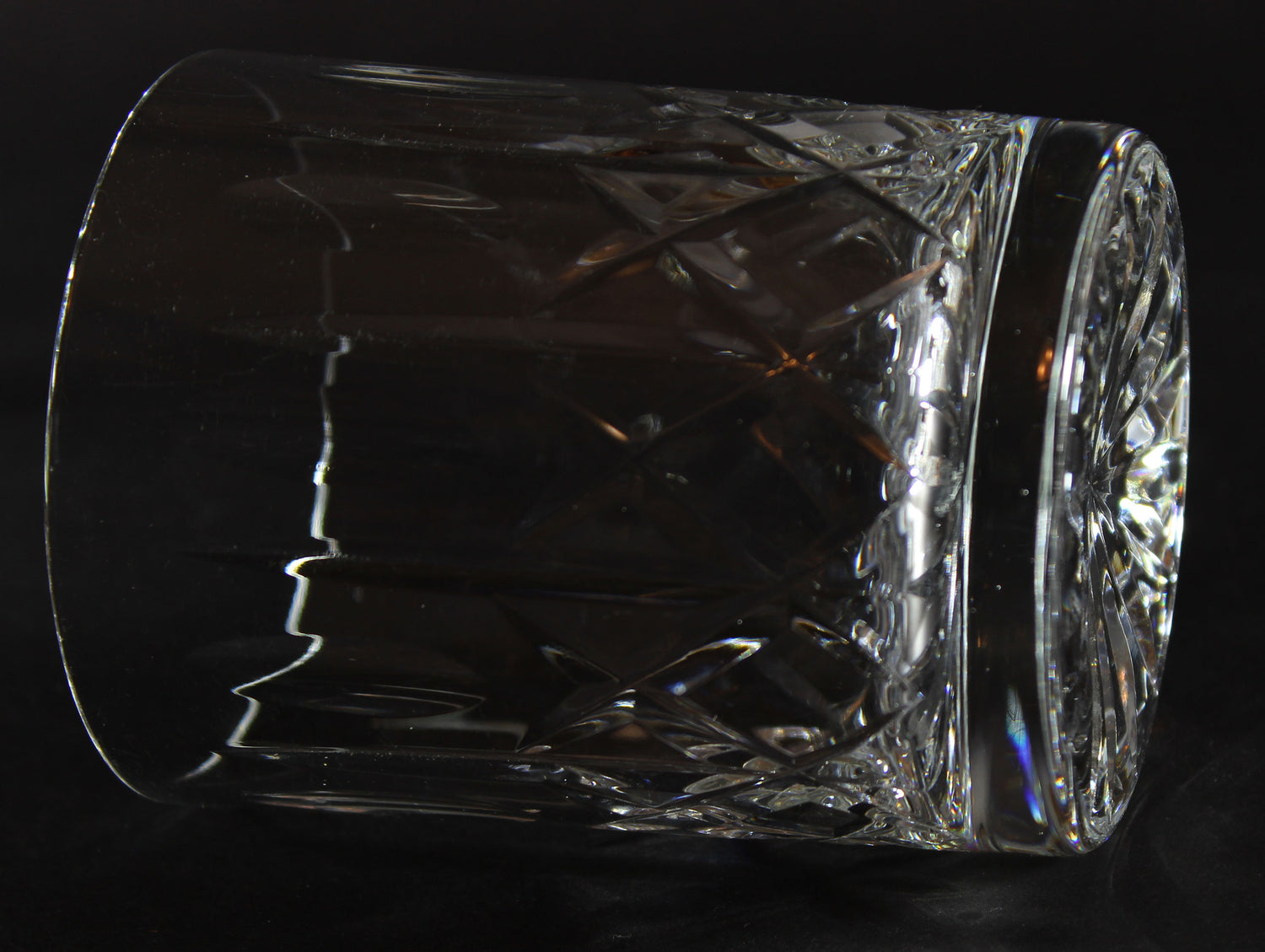 Cross and Olive Old Fashioned Glass