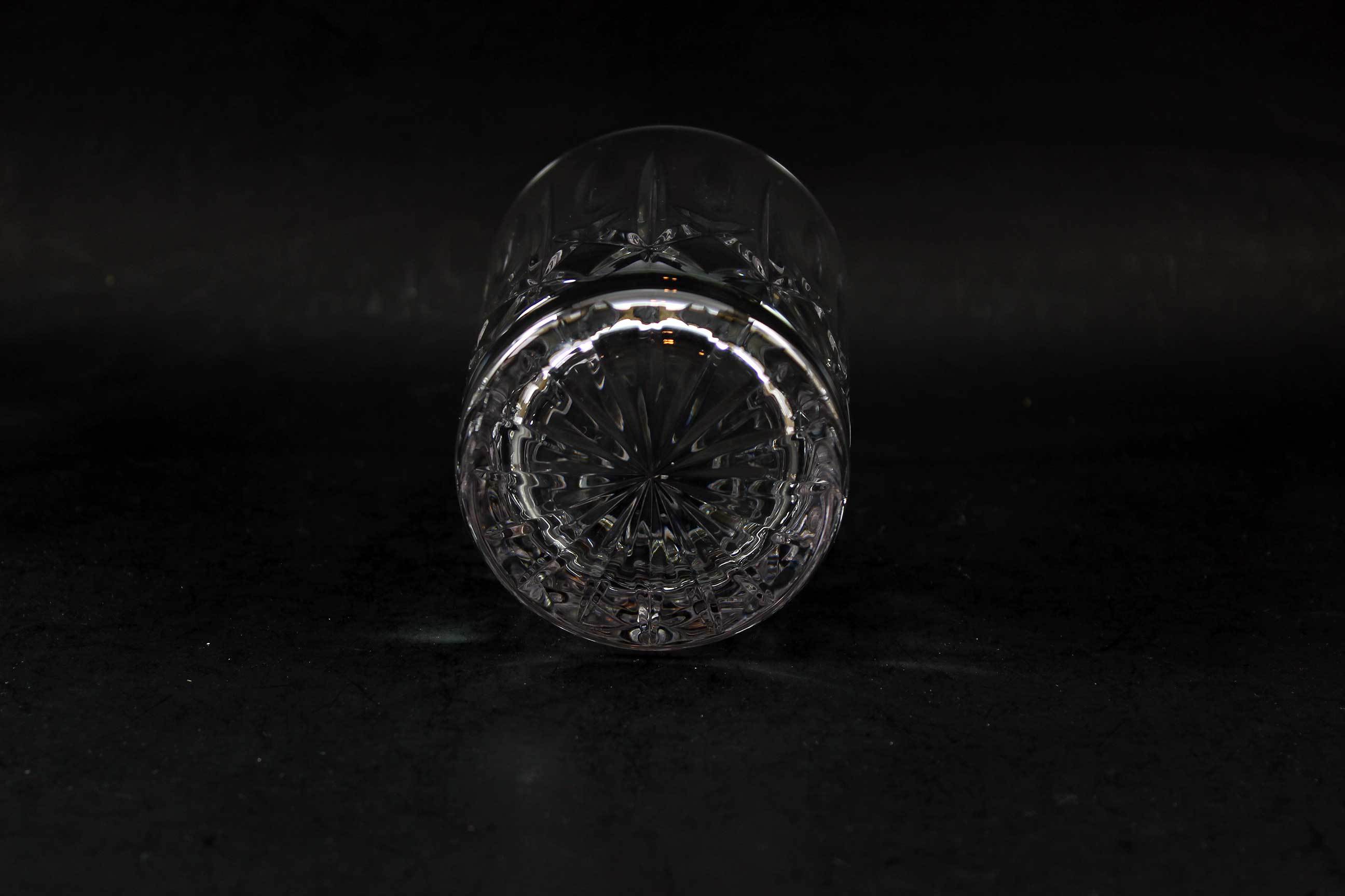 Cross and Olive Crystal, Old Fashioned Glasses