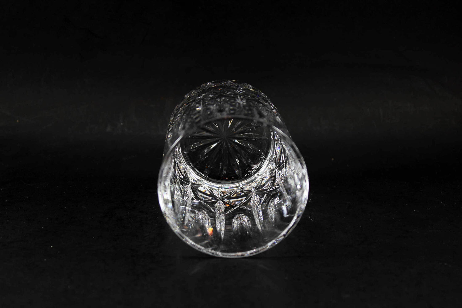 Cross and Olive Crystal, Old Fashioned Glasses