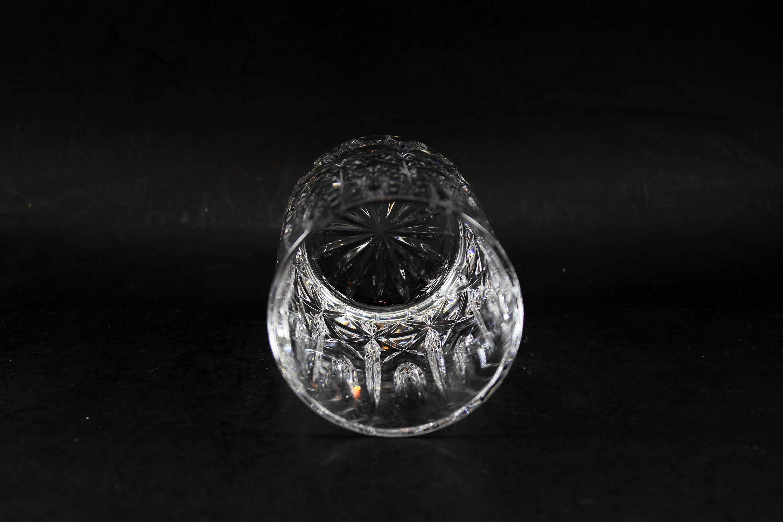 Cross and Olive Crystal, Old Fashioned Glasses