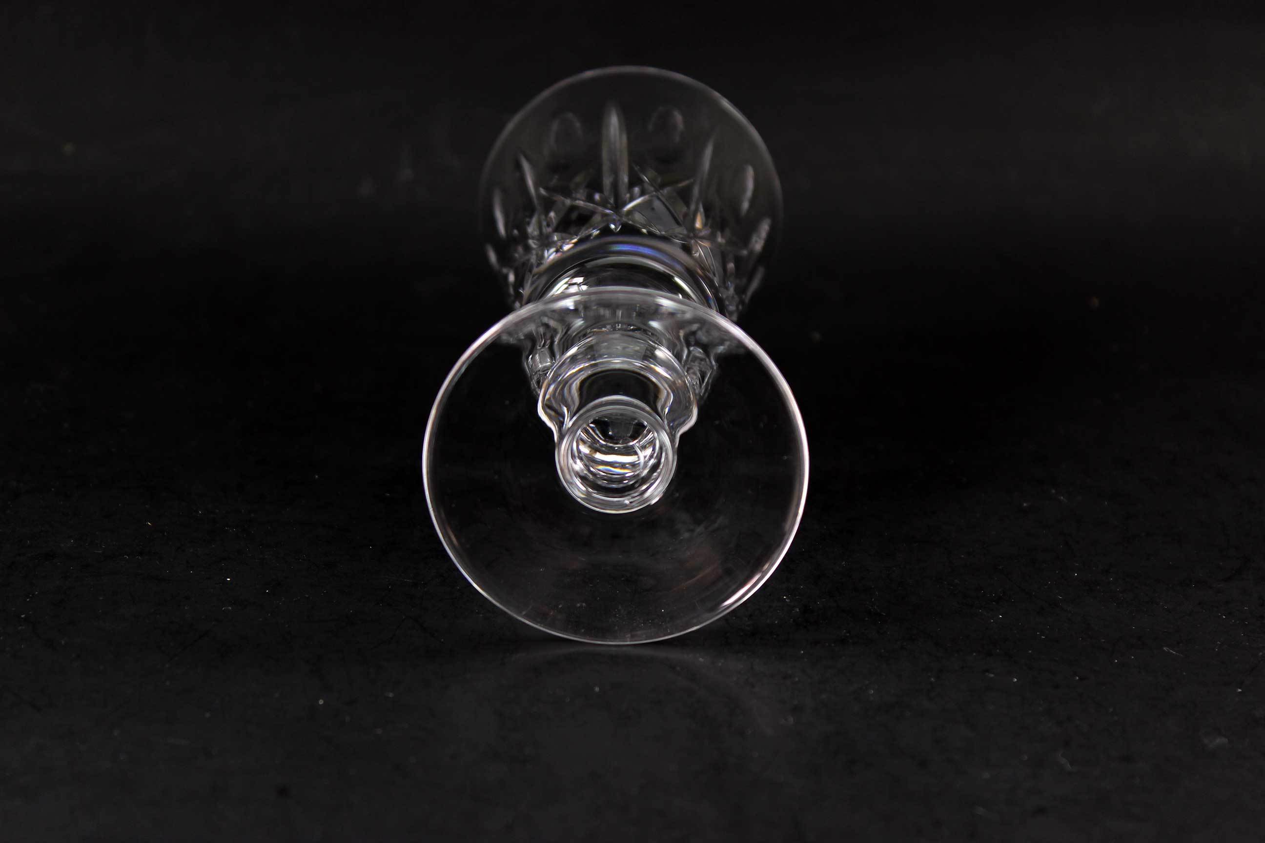Cross and Olive Crystal, Sherry Glasses