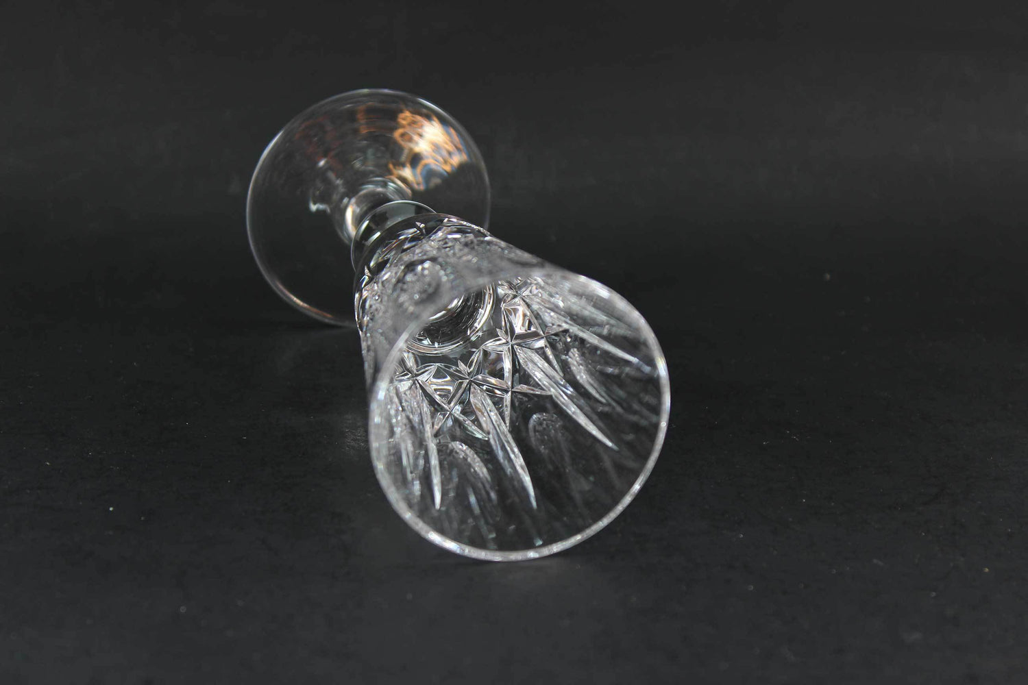 Cross and Olive Crystal,  Sherry Glasses