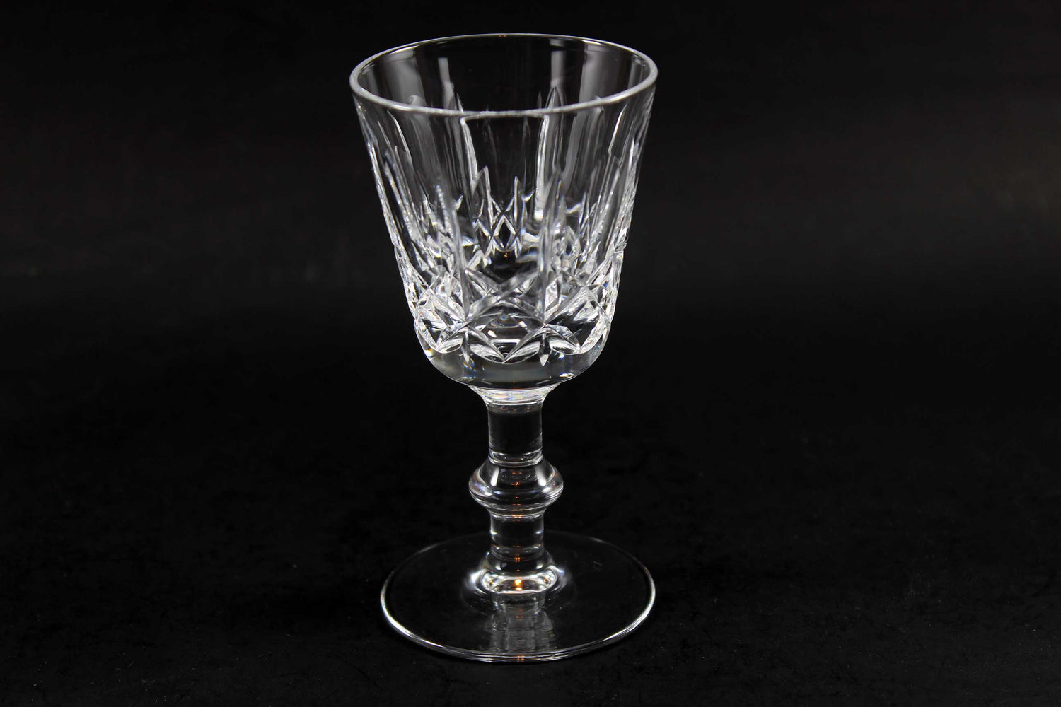 Cross and Olive Crystal,  Sherry or Port Glasses