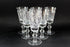 Cross and Olive Crystal,  Sherry Glasses