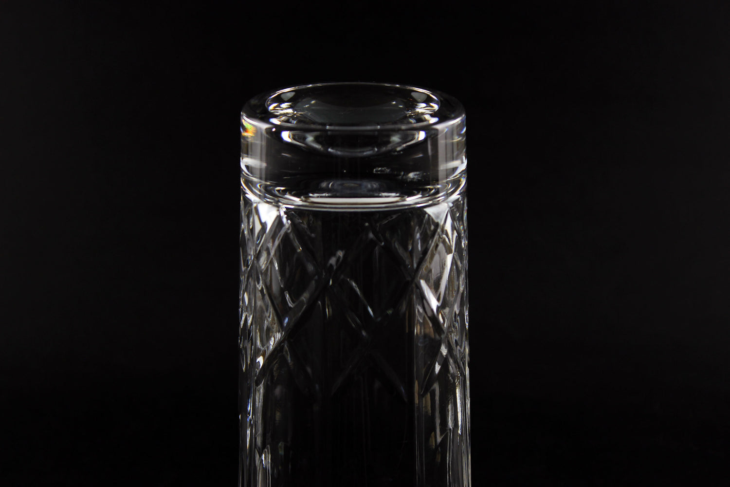 Cross and Olive Crystal, Heavy Tumblers