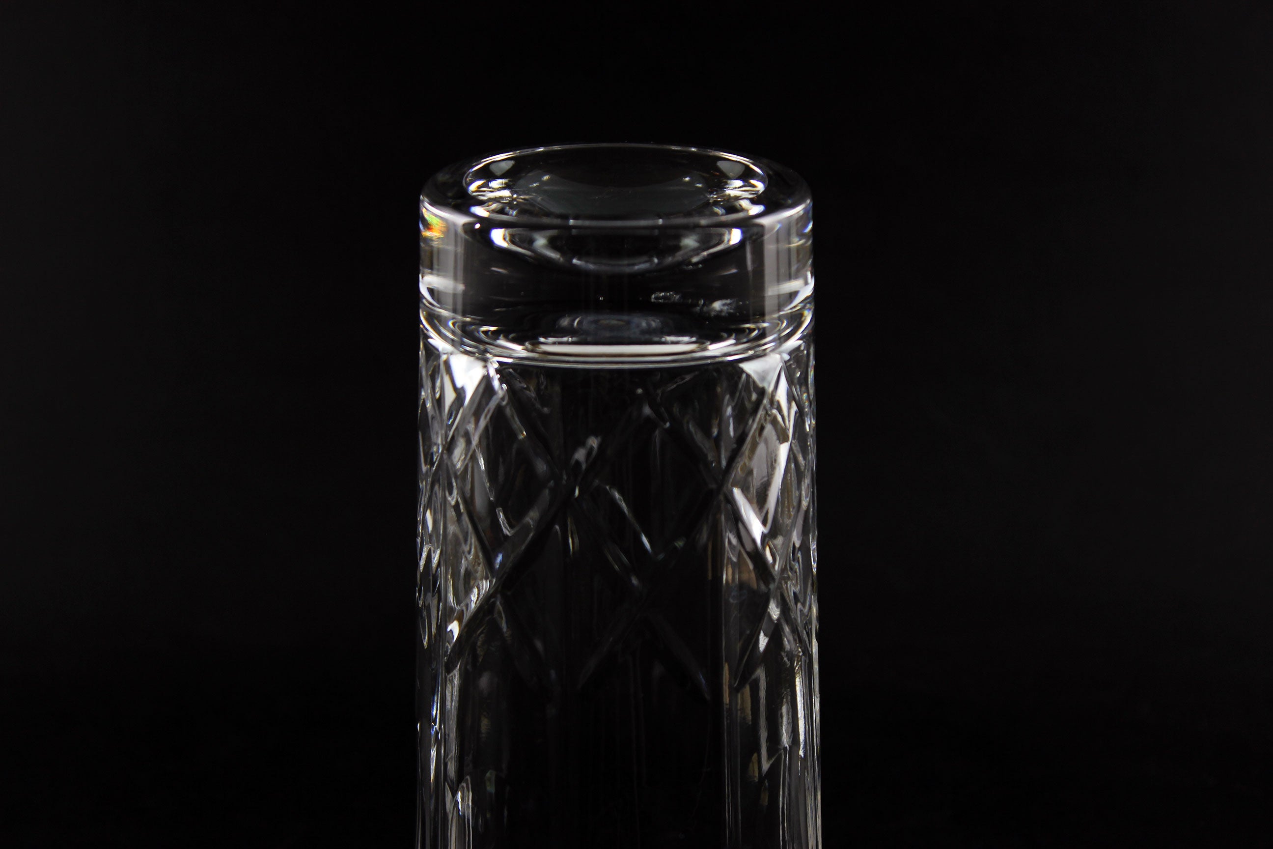Cross and Olive Crystal, Heavy Tumblers