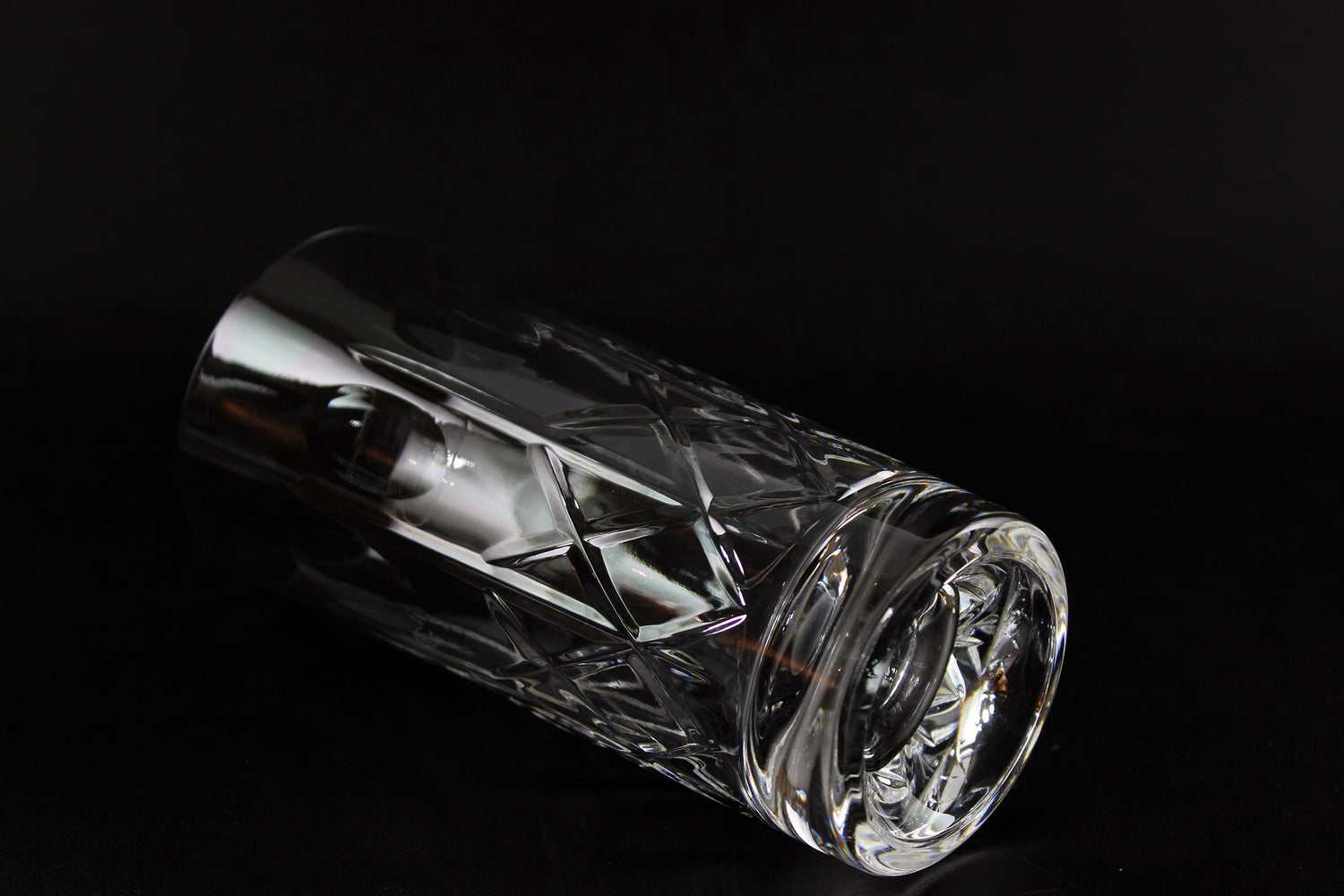 Cross and Olive Crystal, Heavy Tumblers